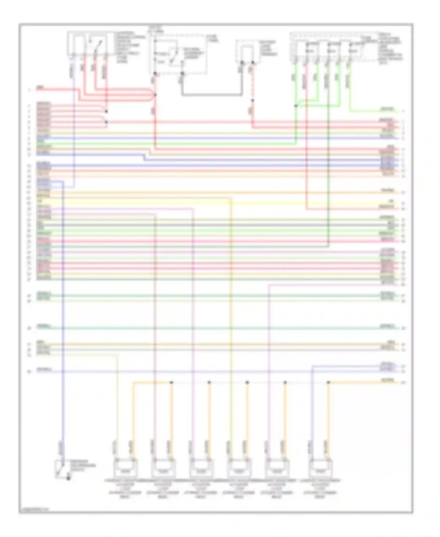 Wiring diagram yel/vio for Audi Q5 I (2008-2012) (5 of 11)