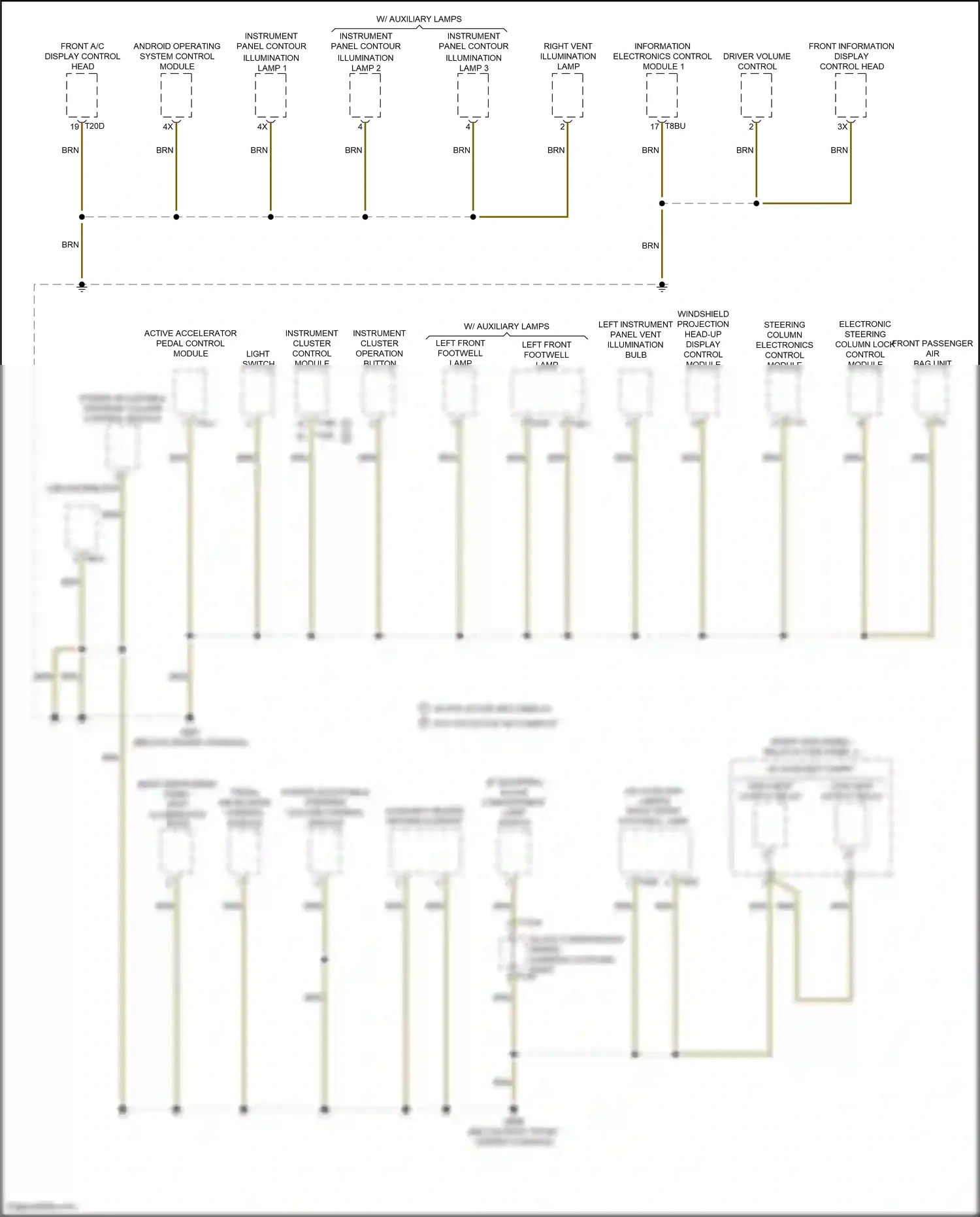 Audi Q5 II facelift (2020-2024) android operating system control module wiring diagram  (1 of 6)
