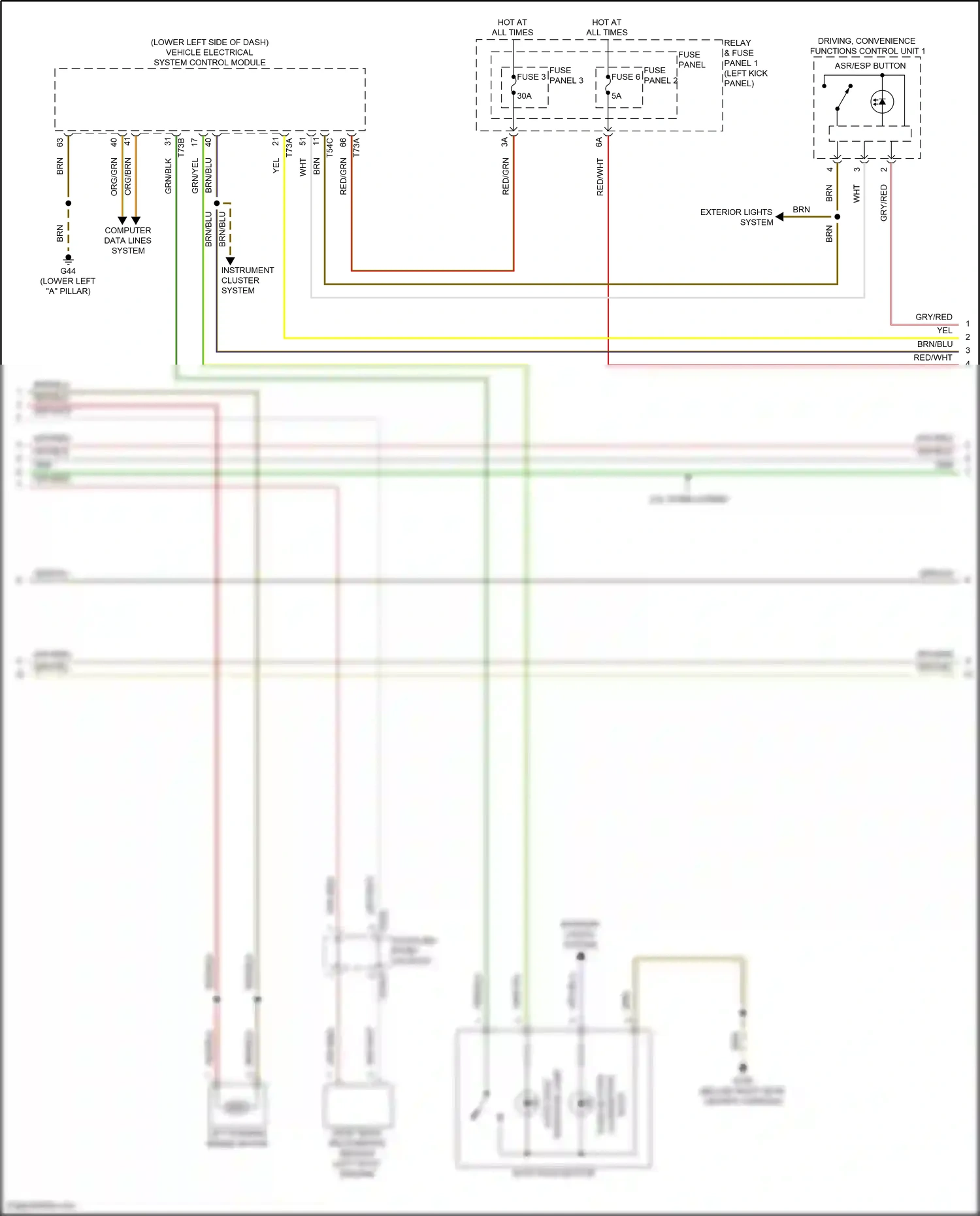 Audi Q5 II facelift (2020-2024) computer data lines system wiring diagram  (62 of 125)