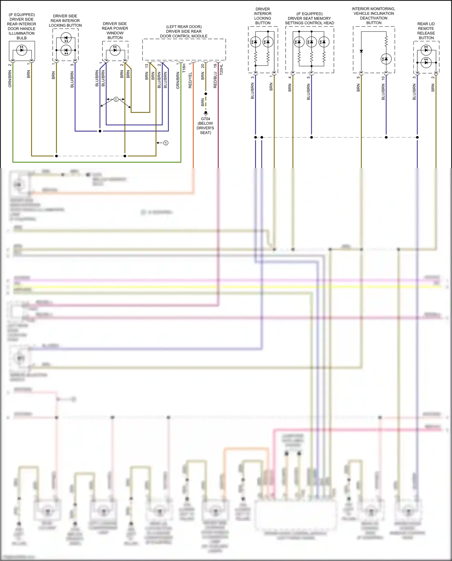 Audi Q5 II facelift (2020-2024) computer data lines system wiring diagram  (58 of 125)