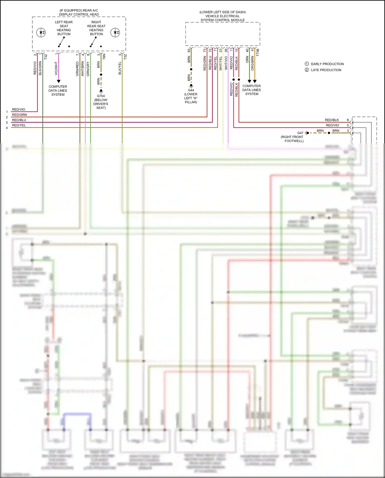 Audi Q5 II facelift (2020-2024) computer data lines system wiring diagram  (33 of 125)