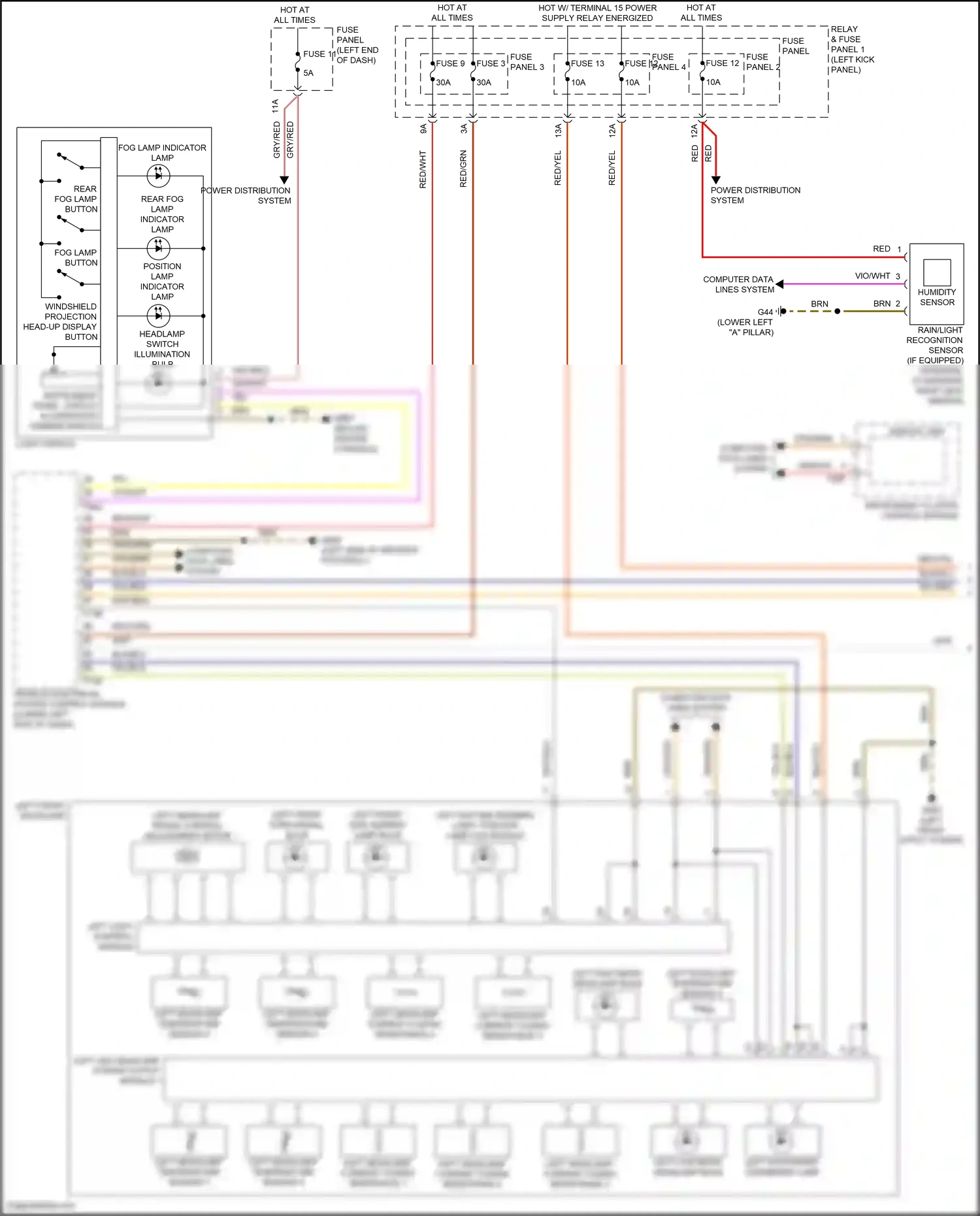 Audi Q5 II facelift (2020-2024) computer data lines system wiring diagram  (73 of 125)