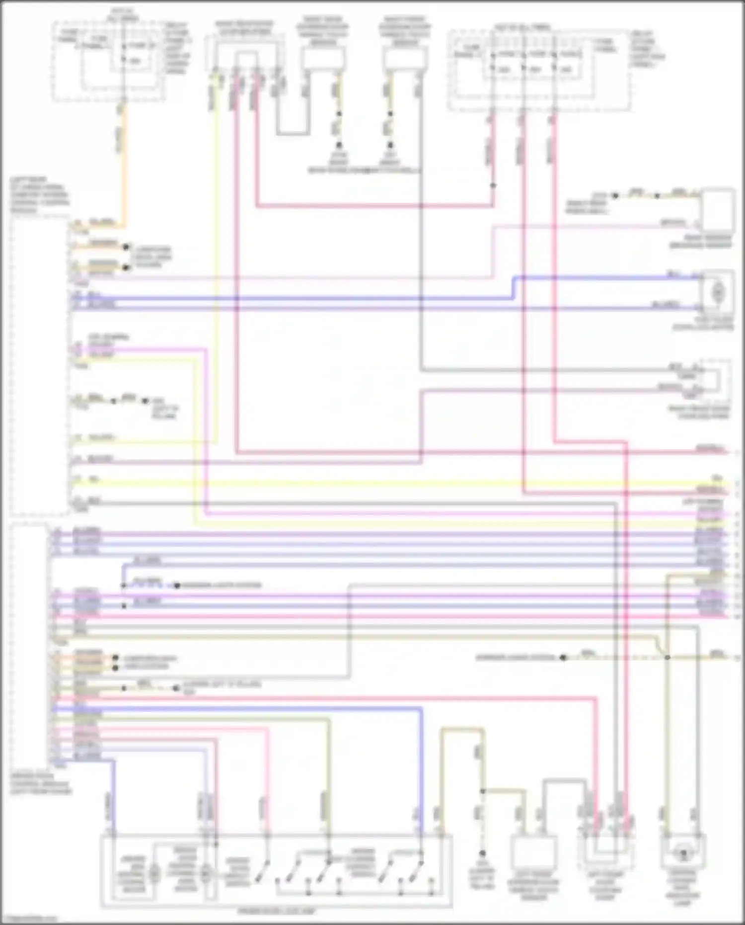 Q5 Audi II (2016-2020): Forced entry circuit (1 of 4)