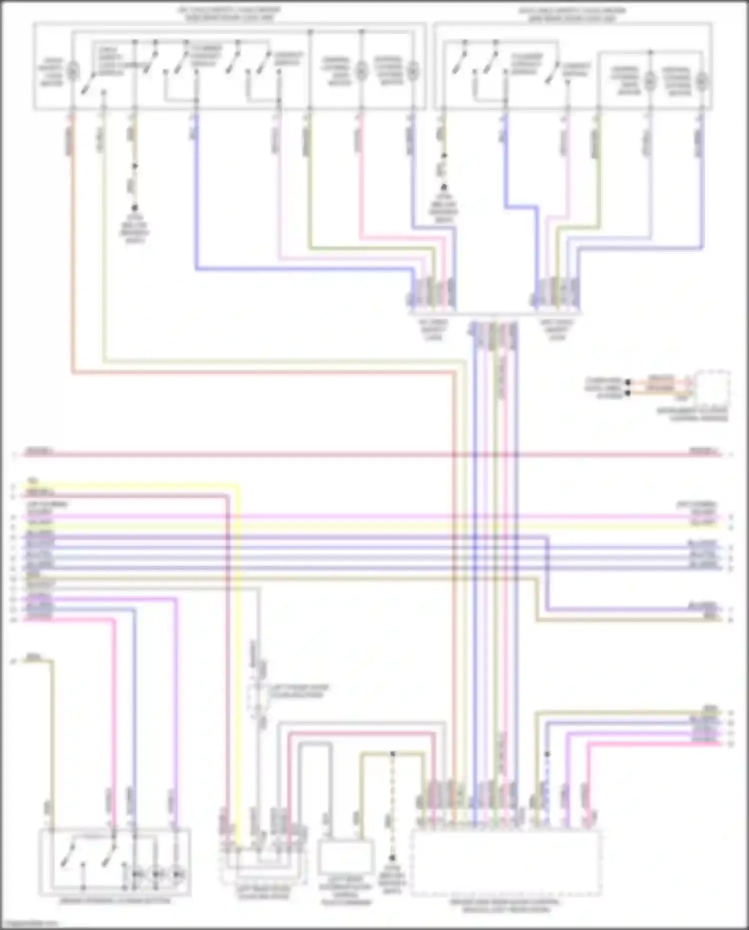 Q5 Audi II (2016-2020): Forced entry circuit (2 of 4)