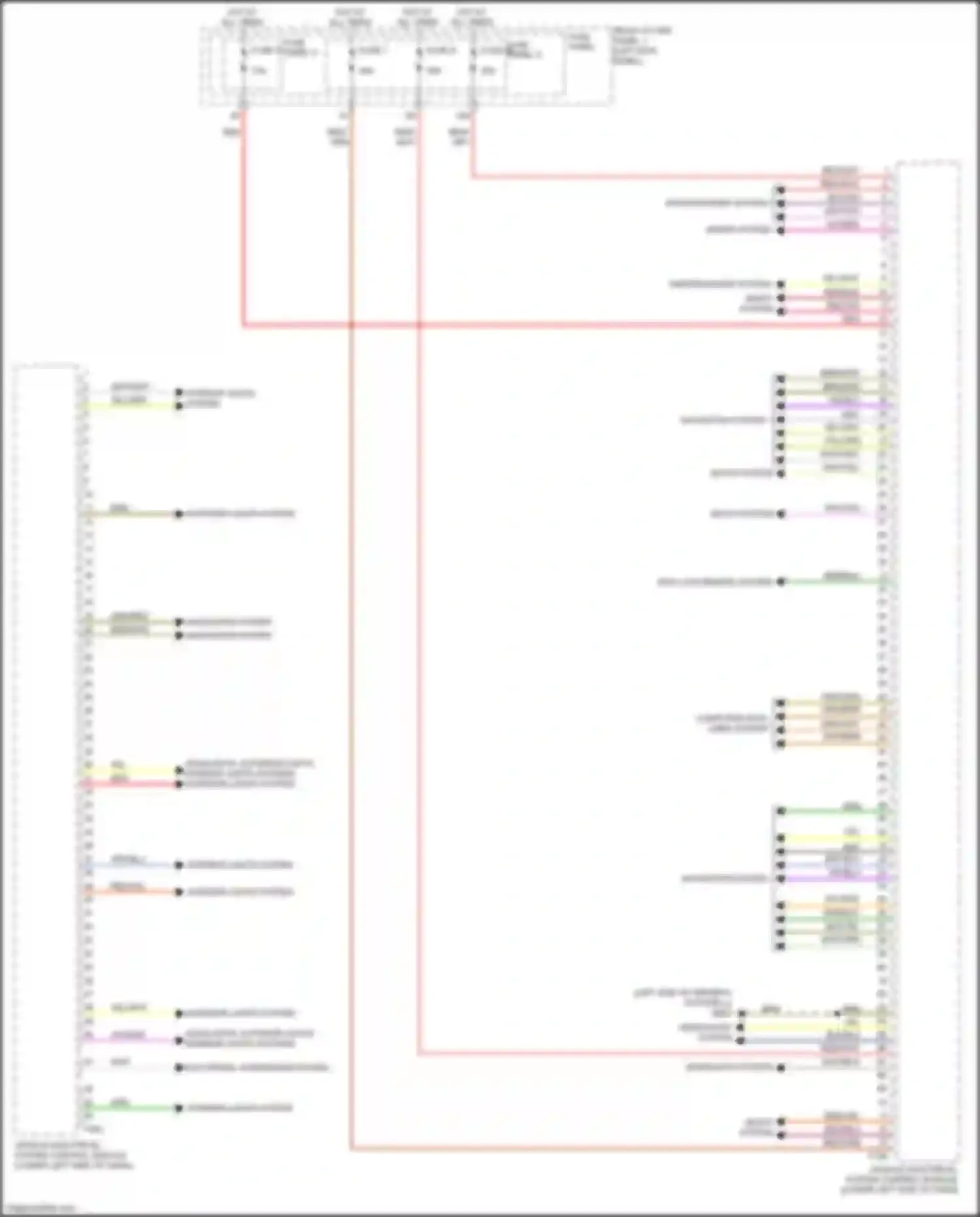 Q5 Audi II (2016-2020): Vehicle electrical system control module circuit (2 of 2)