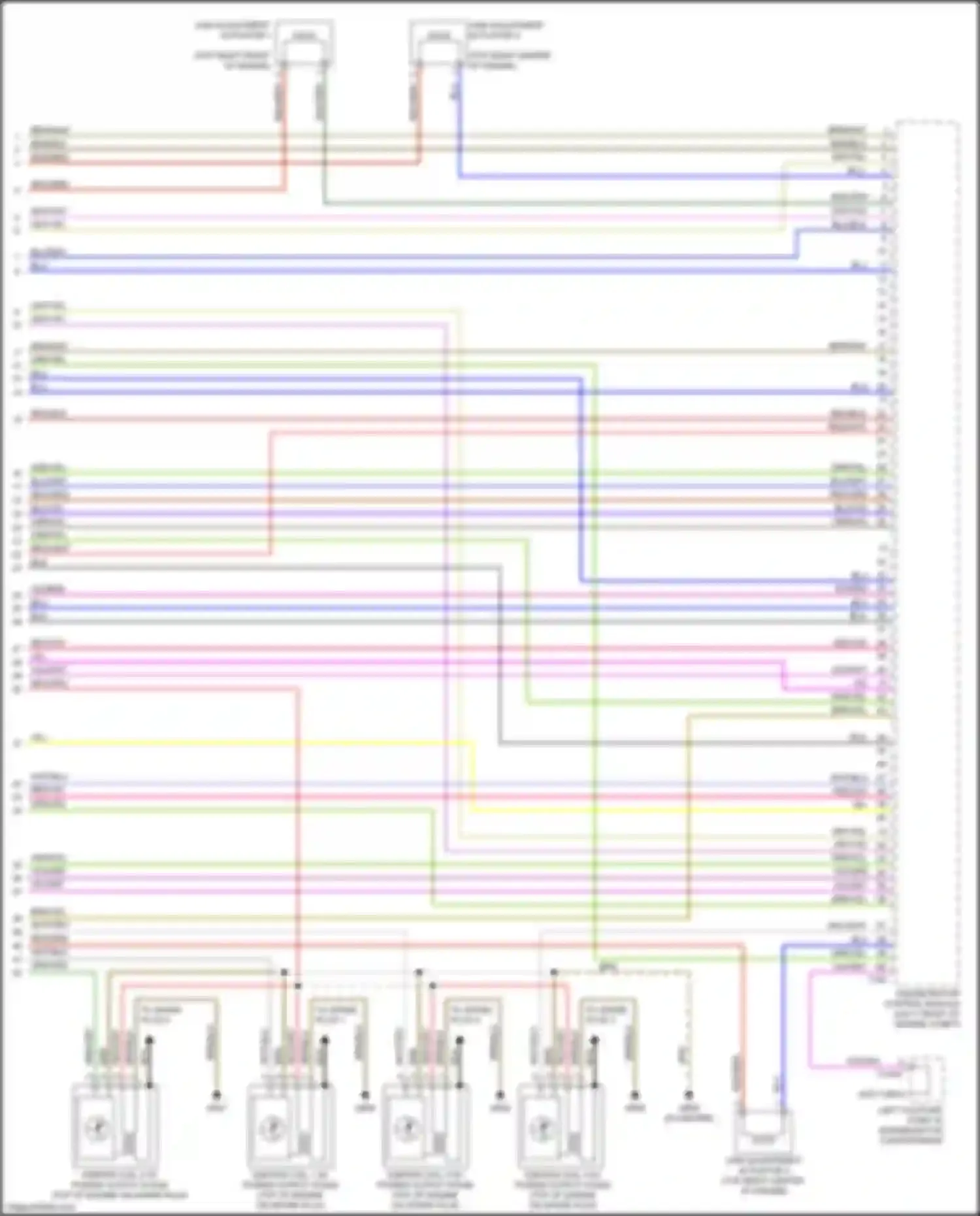 Q5 Audi II (2016-2020): Wiring diagram engine performance 2.0l turbo, engine controls circuit (10 of 10)