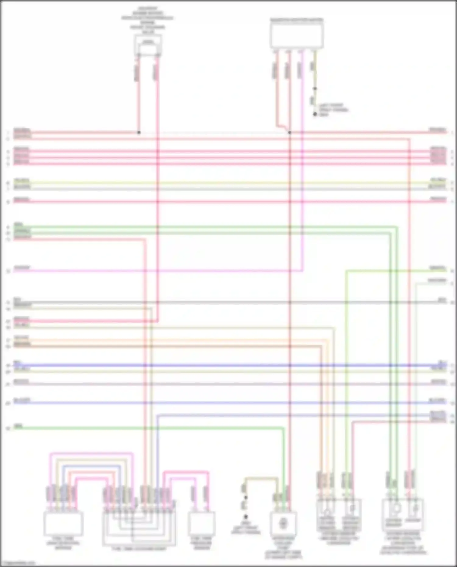 Q5 Audi II (2016-2020): Wiring diagram engine performance 2.0l turbo, engine controls circuit (2 of 10)