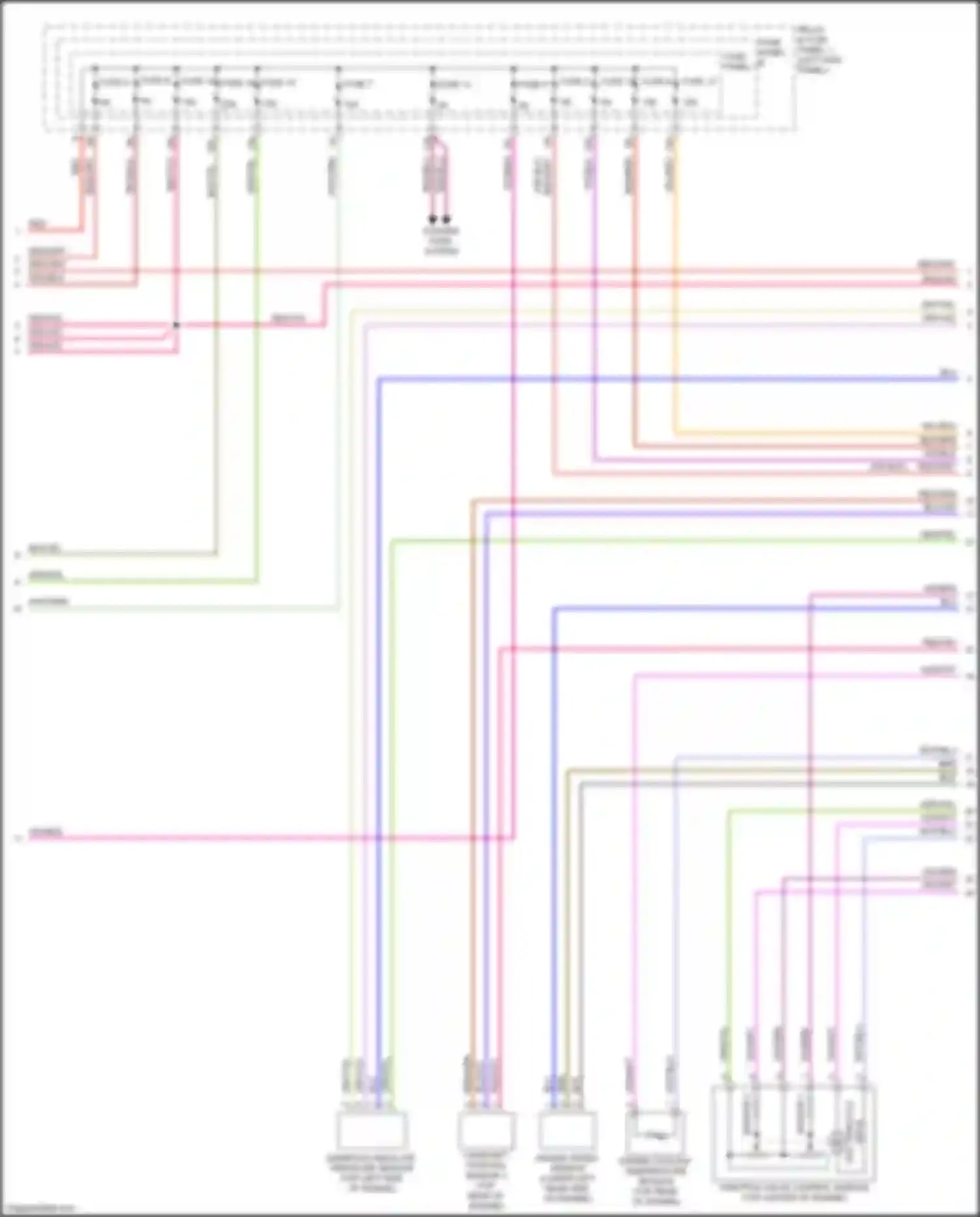 Q5 Audi II (2016-2020): Wiring diagram engine performance 2.0l turbo, engine controls circuit (5 of 10)