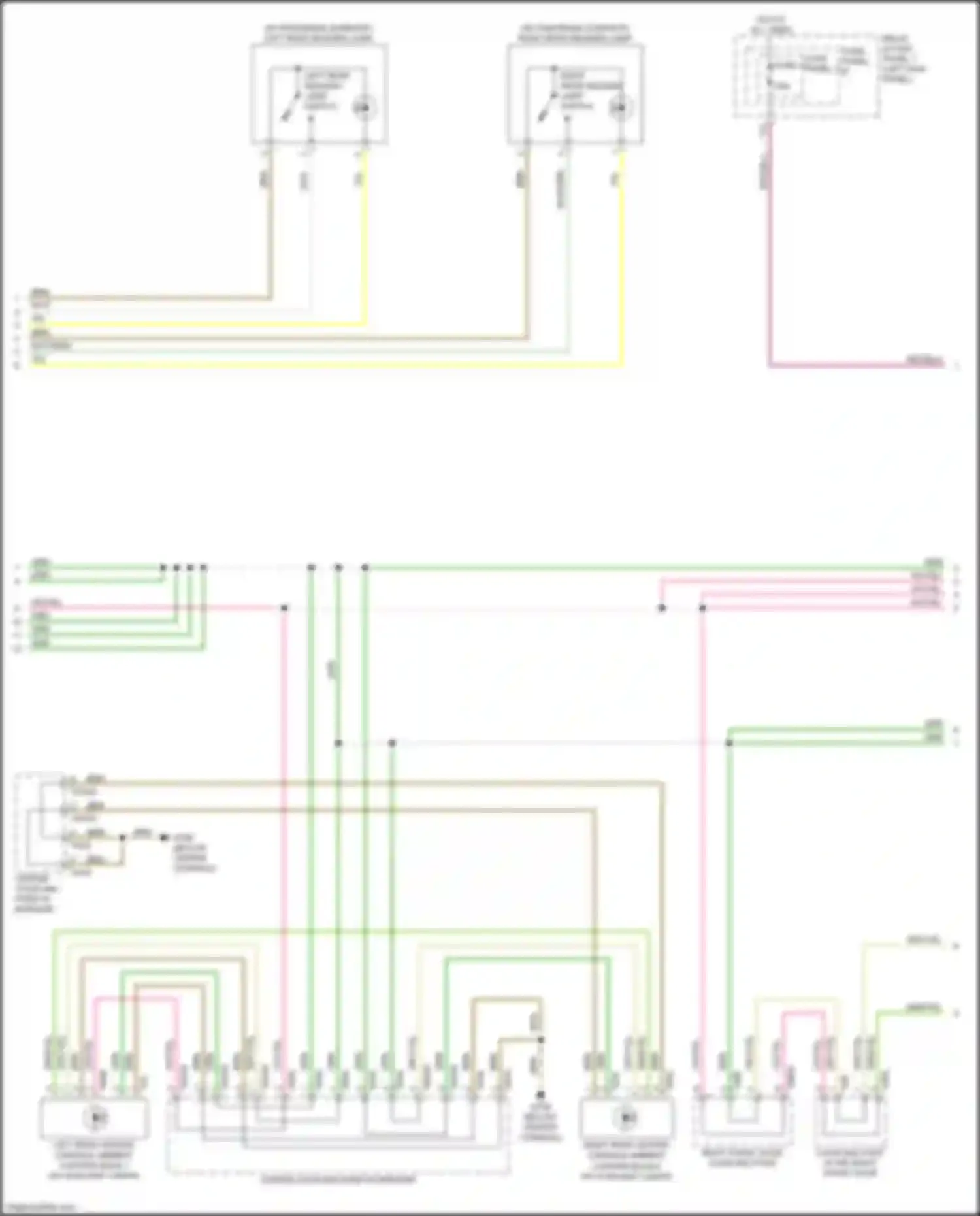 Q5 Audi II (2016-2020): Courtesy lamps circuit (3 of 6)