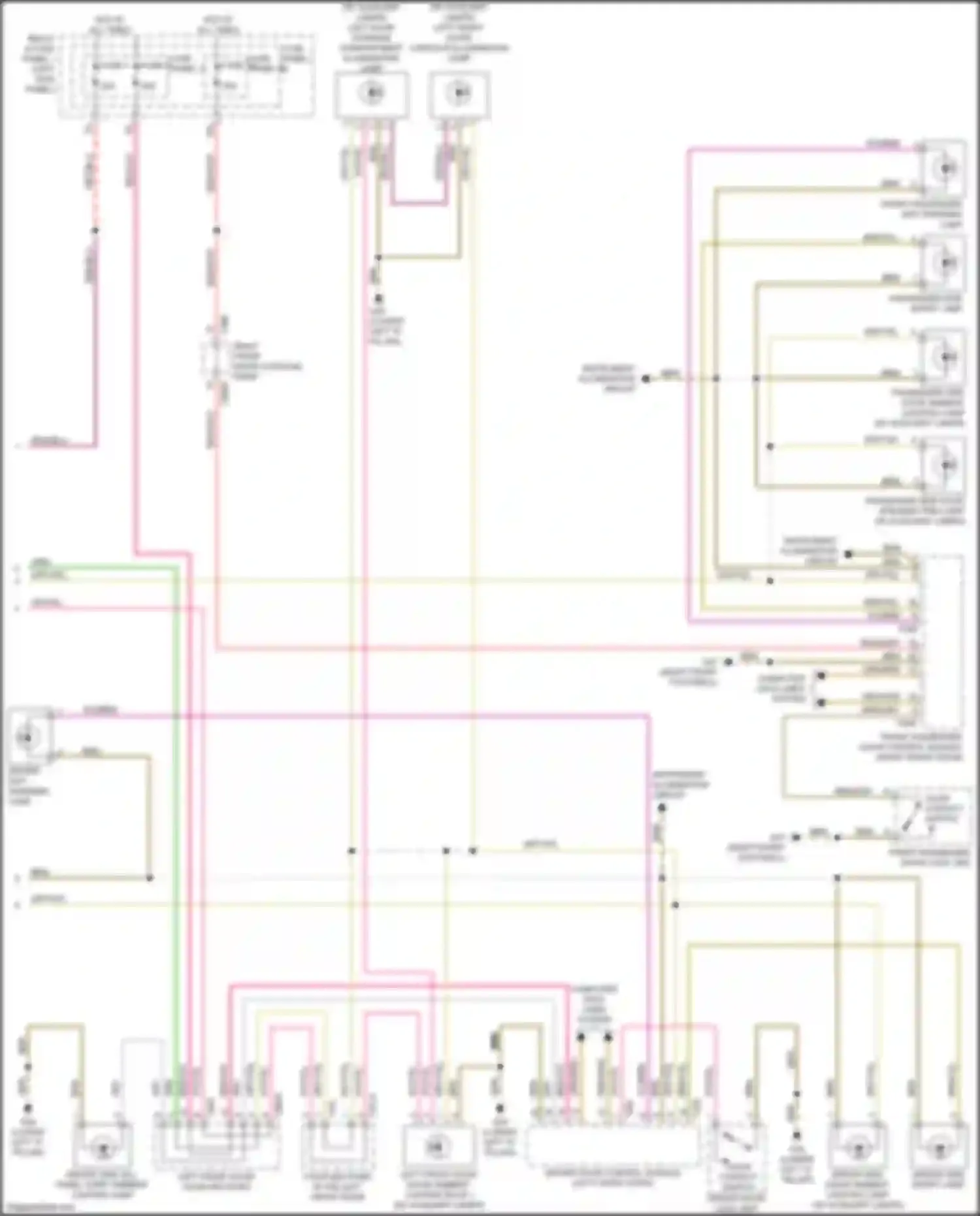 Q5 Audi II (2016-2020): Courtesy lamps circuit (6 of 6)