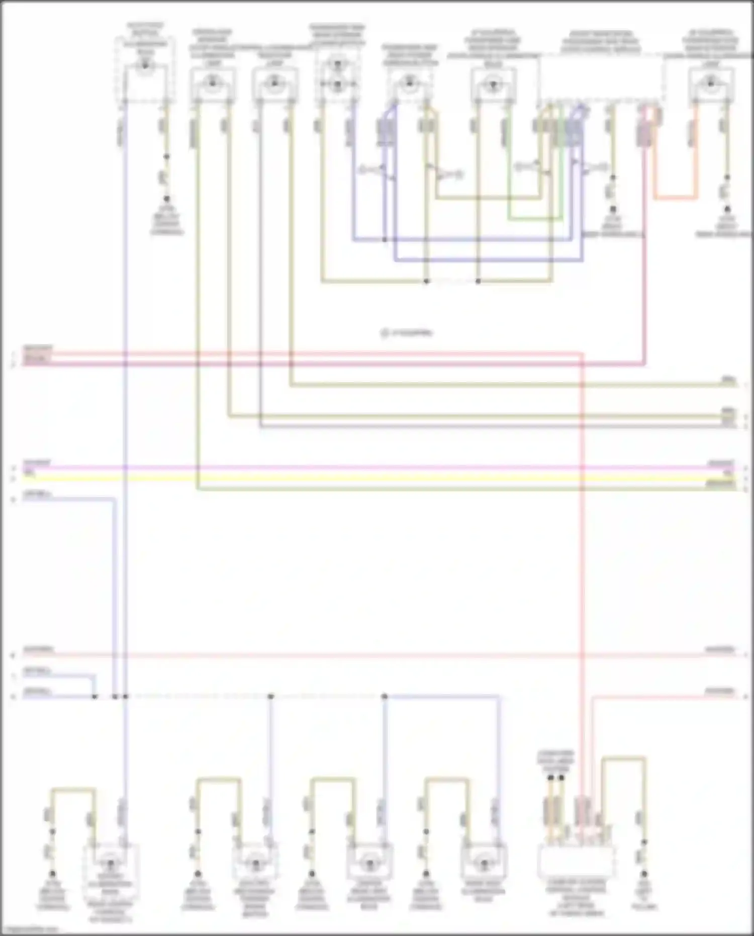 Q5 Audi II (2016-2020): Instrument illumination circuit (2 of 4)