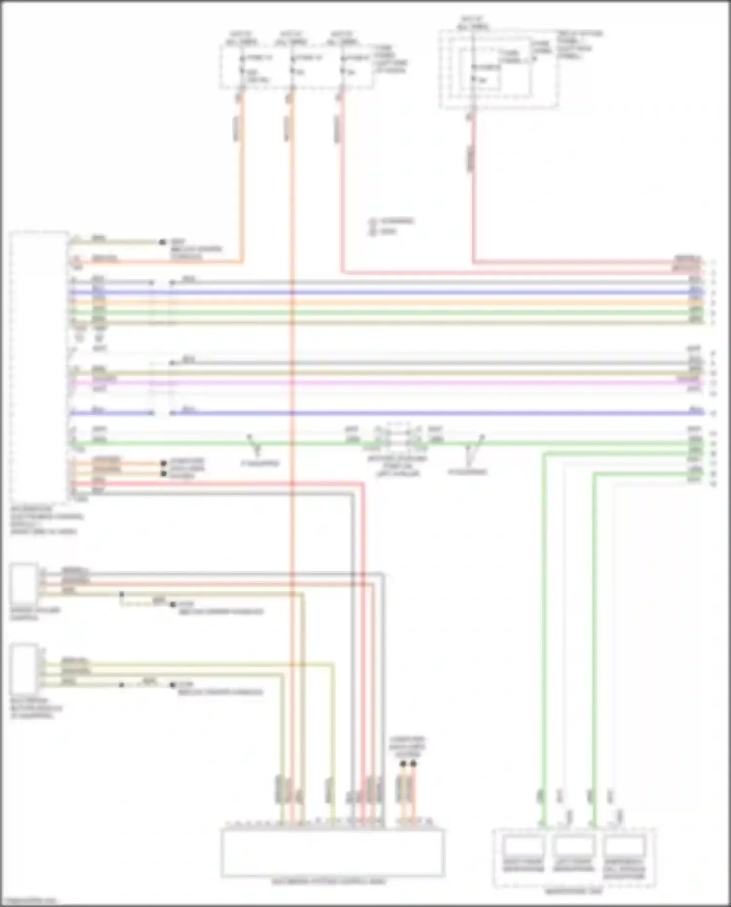 Q5 Audi II (2016-2020): Emergency call circuit (1 of 2)