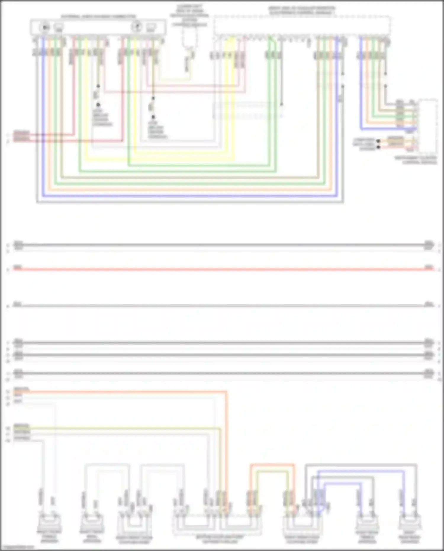 Q5 Audi II (2016-2020): Navigation circuit (2 of 4)