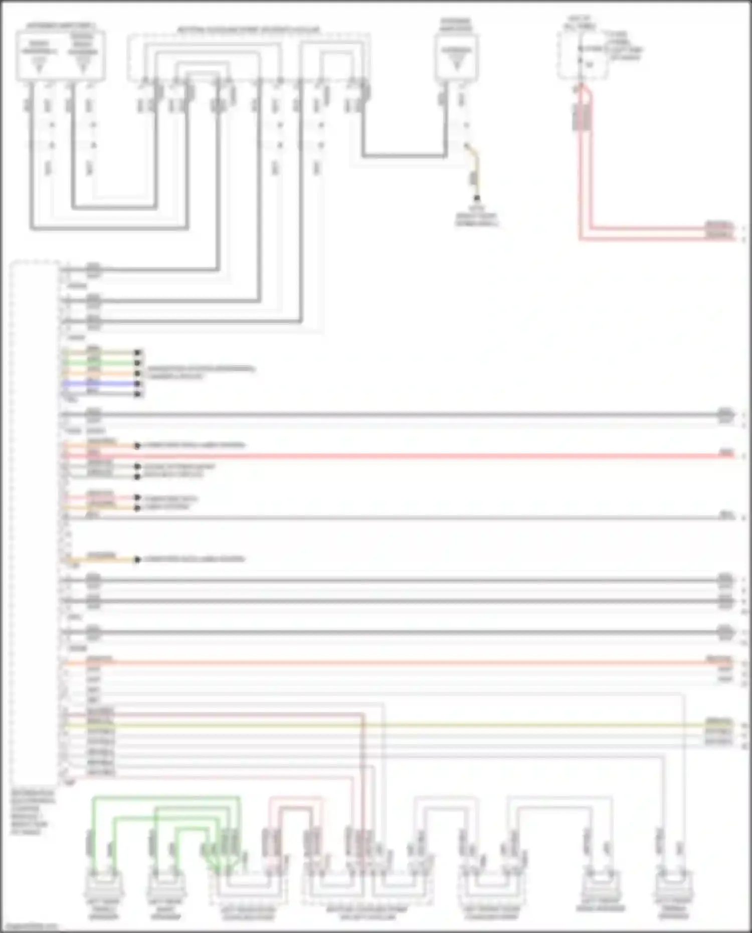 Q5 Audi II (2016-2020): Radio circuit, w/ navigation (1 of 4)