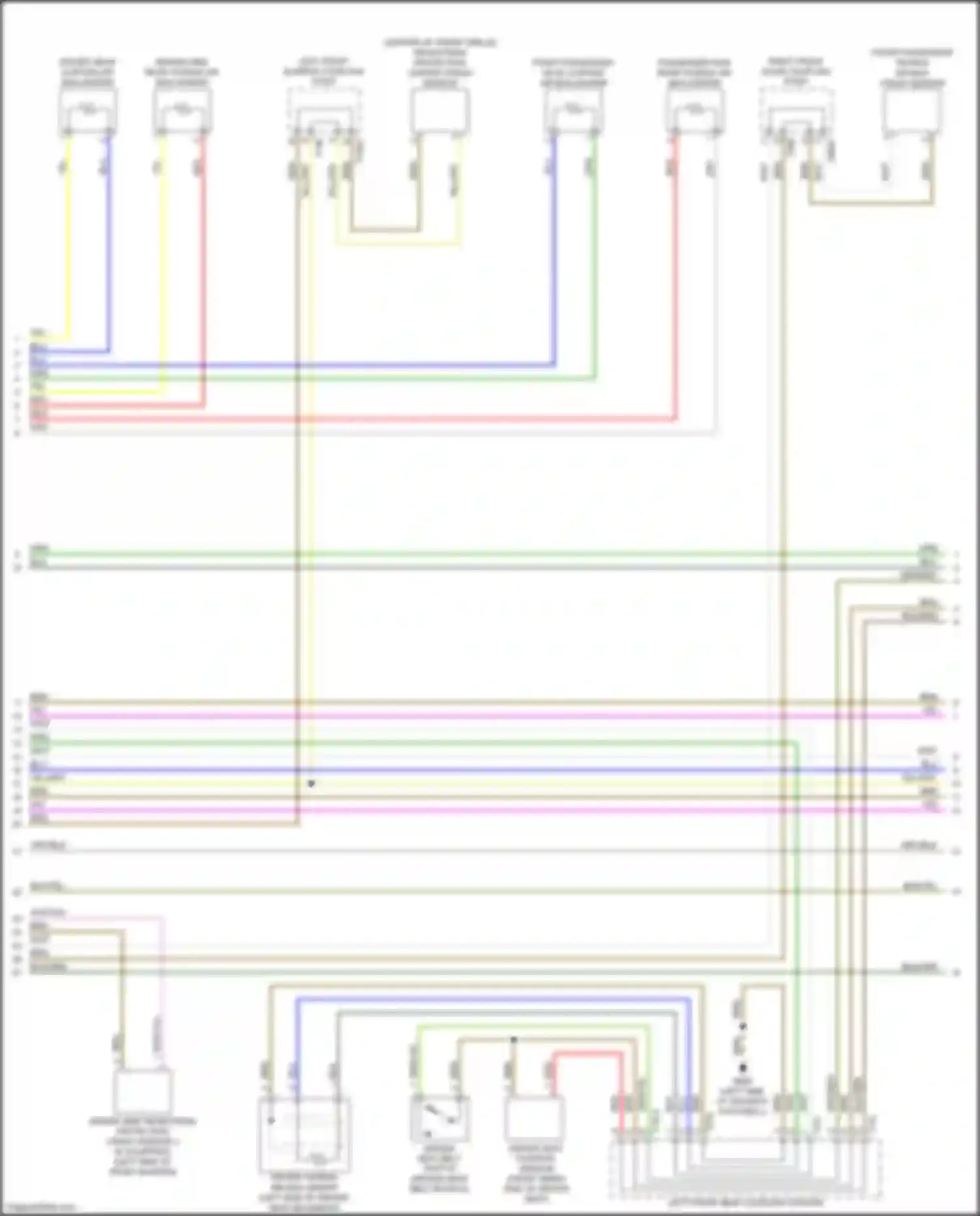 Q5 Audi II (2016-2020): Supplemental restraints circuit (2 of 5)