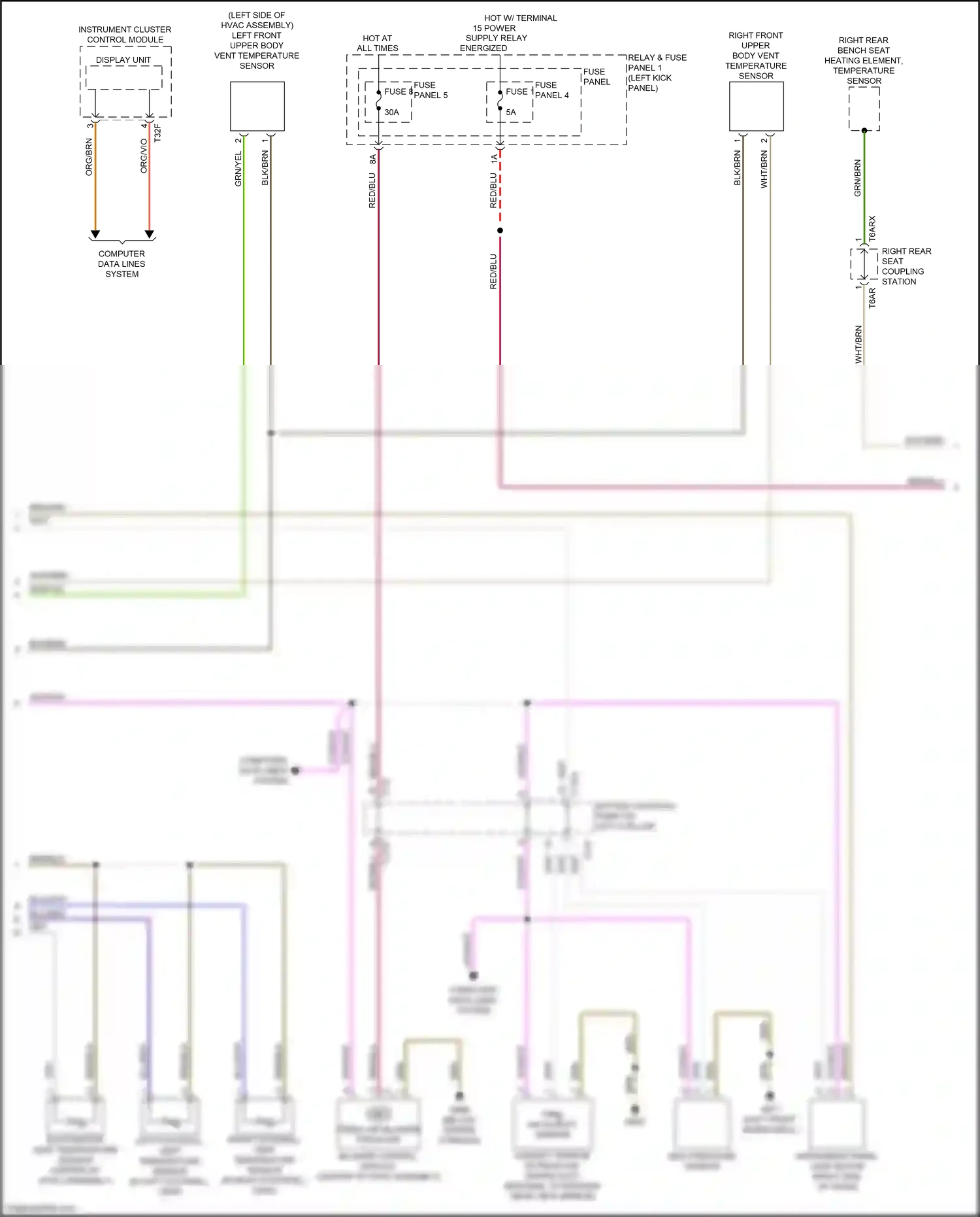 Audi Q5 II (2016-2020) computer data lines system wiring diagram  (96 of 110)