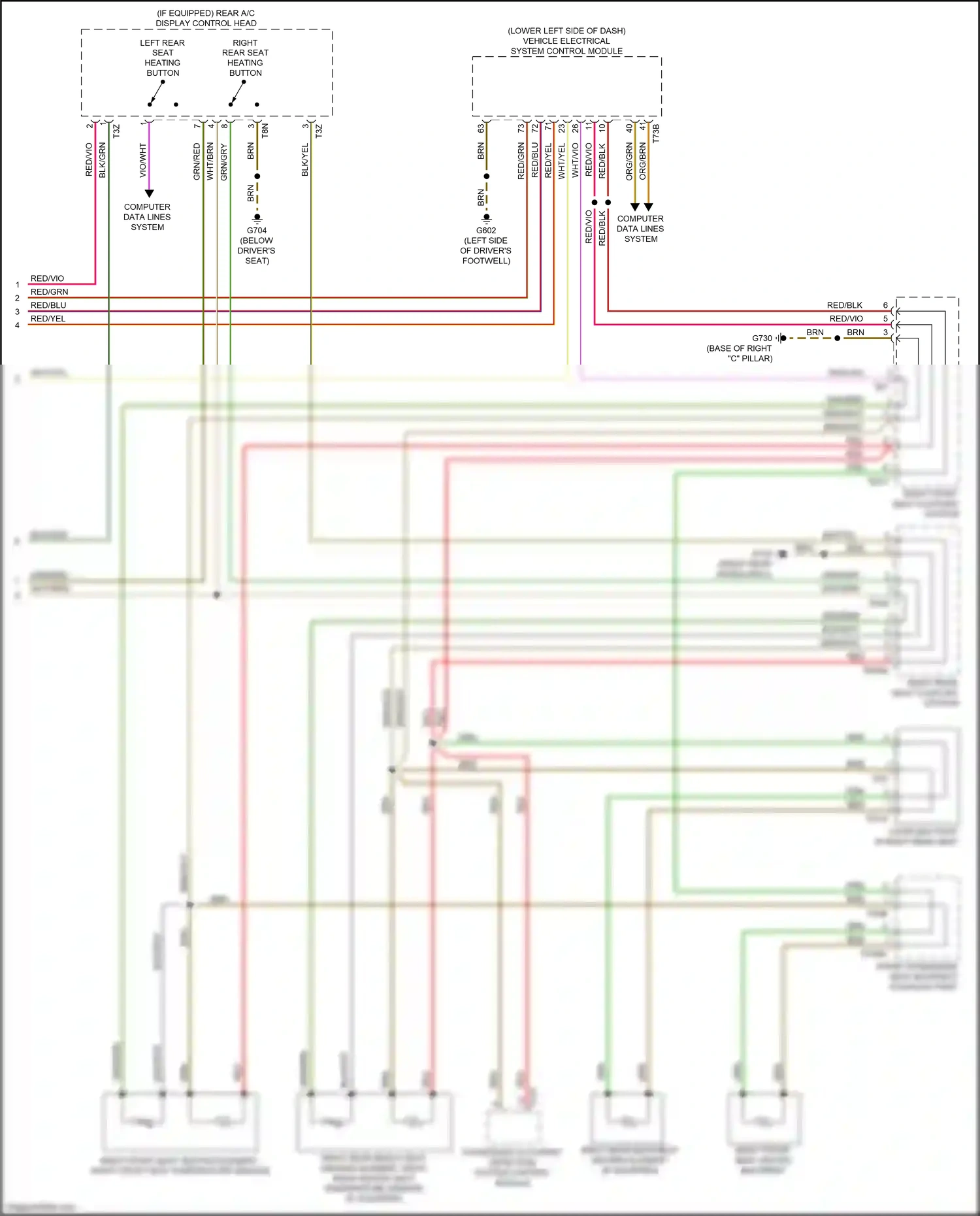 Audi Q5 II (2016-2020) computer data lines system wiring diagram  (15 of 110)