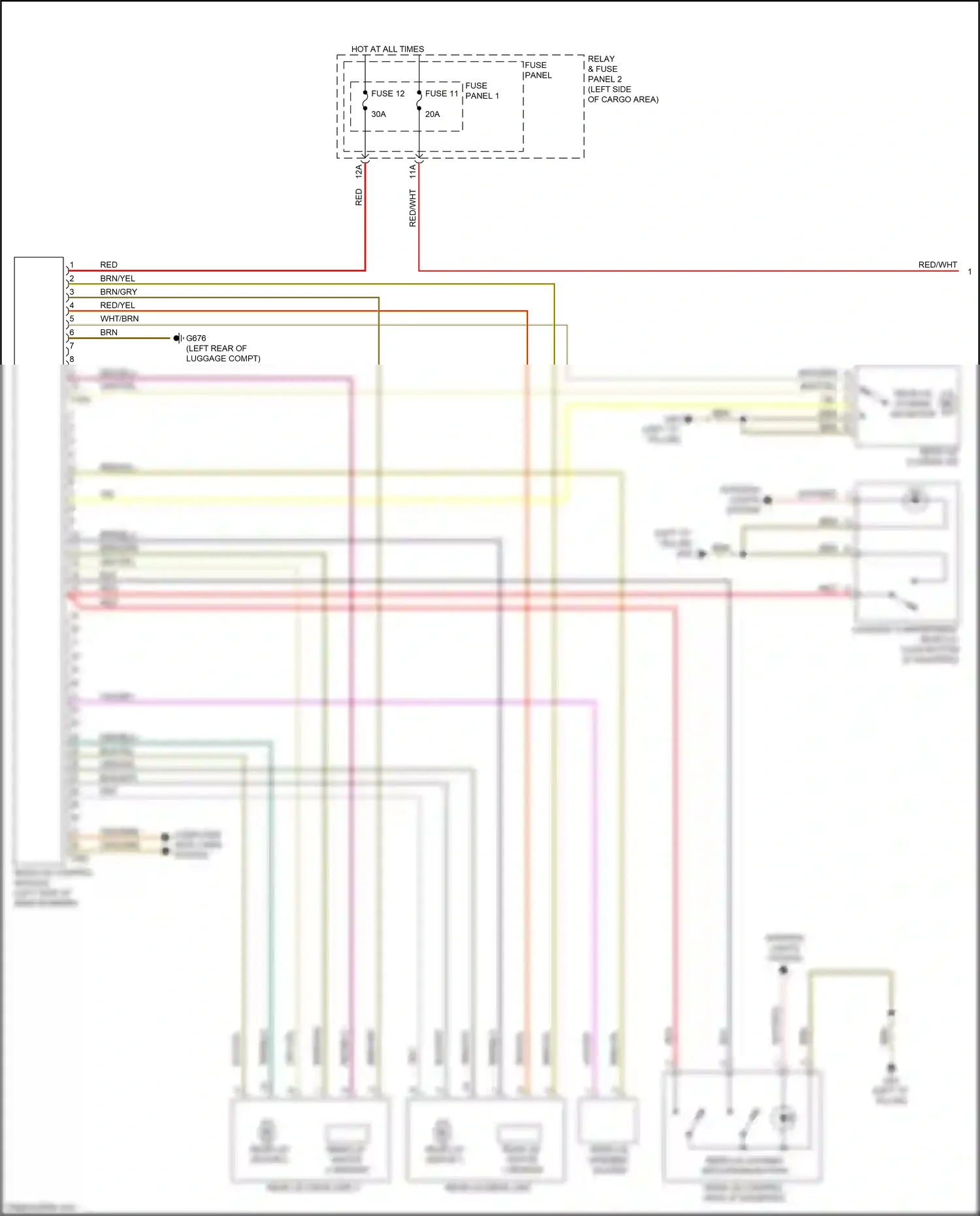 Audi Q5 II (2016-2020) computer data lines system wiring diagram  (20 of 110)