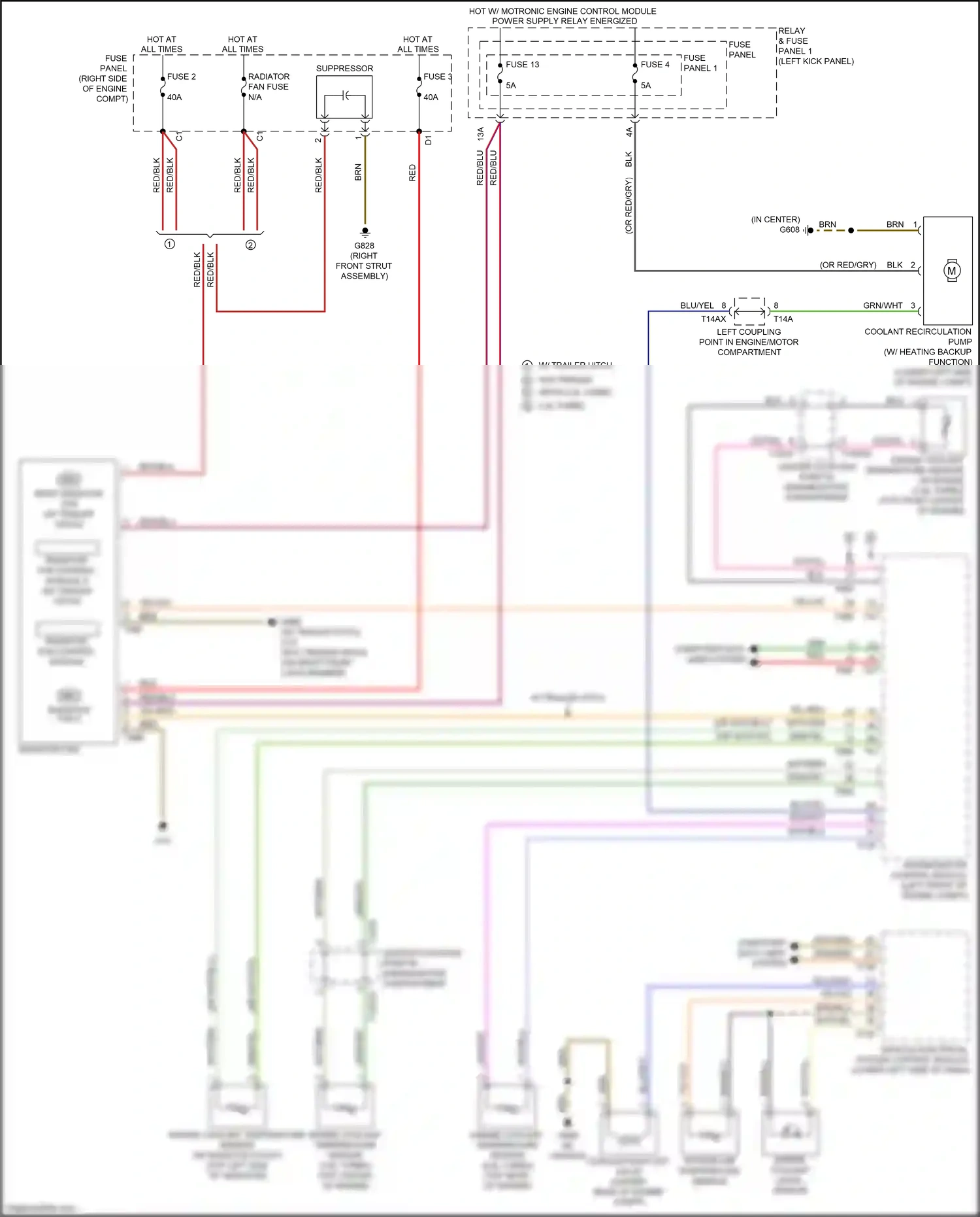Audi Q5 II (2016-2020) computer data lines system wiring diagram  (51 of 110)