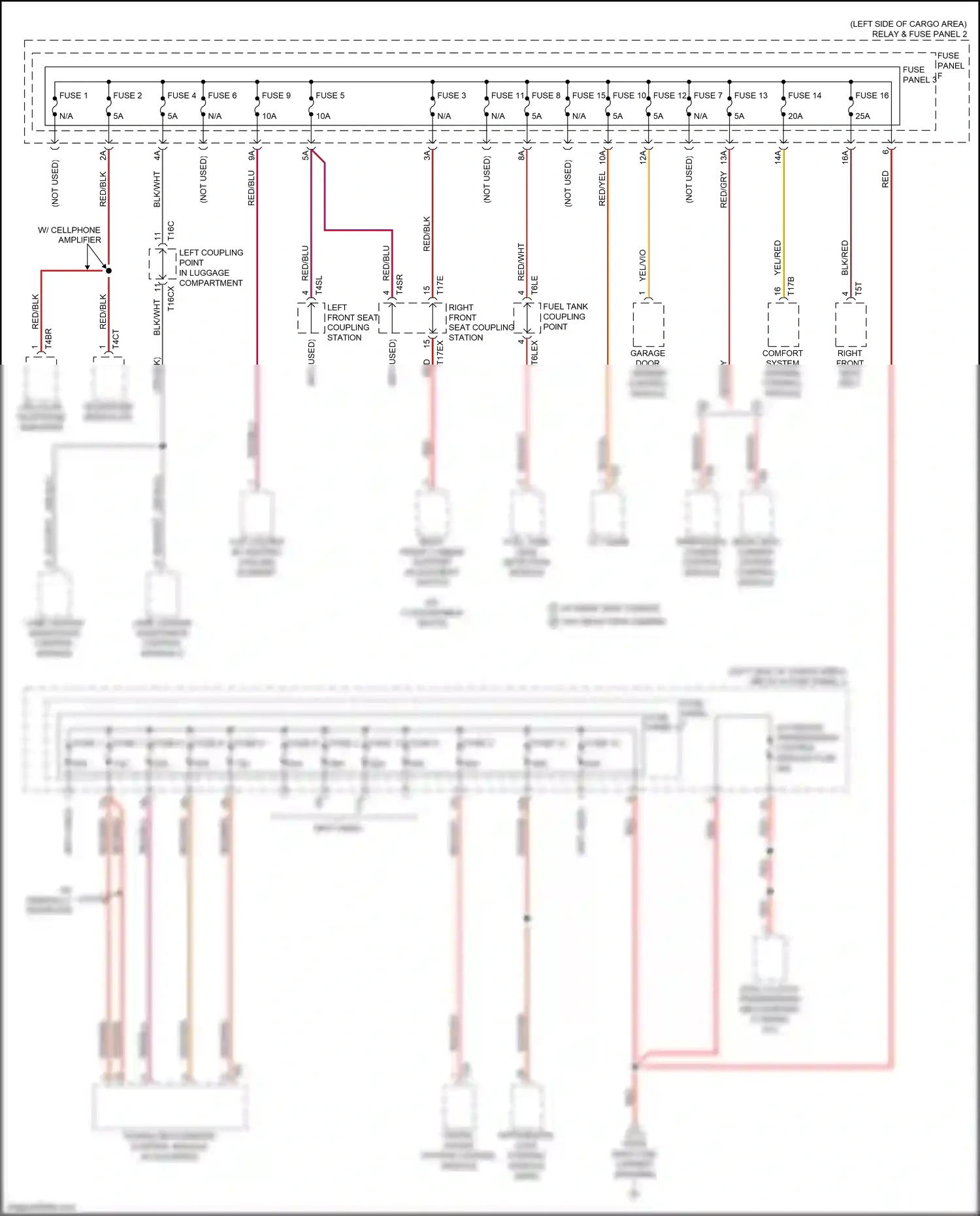 Audi Q5 II (2016-2020) differential lock control module wiring diagram  (3 of 4)