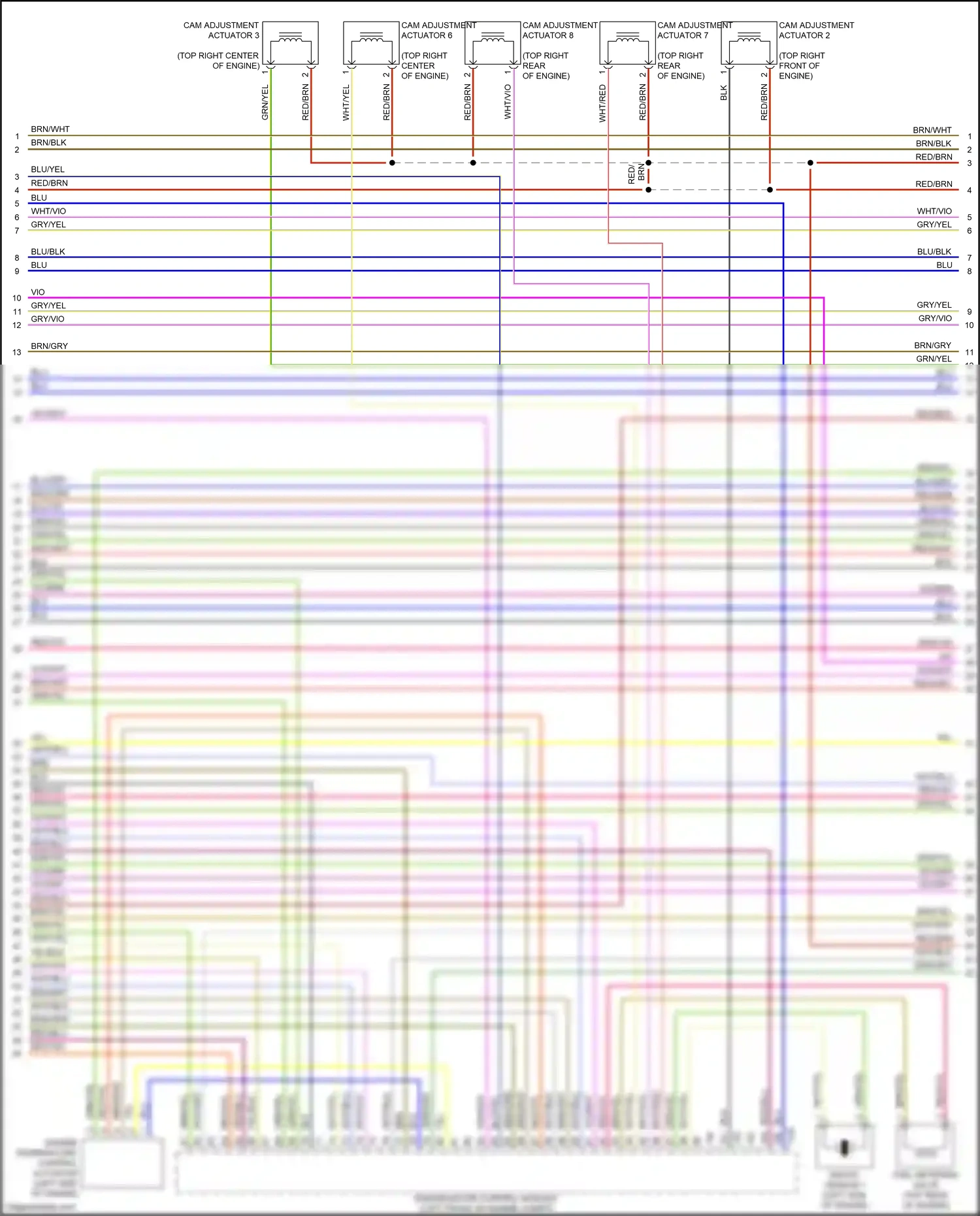 Audi Q5 II (2016-2020) engine temperature control actuator wiring diagram  (1 of 1)