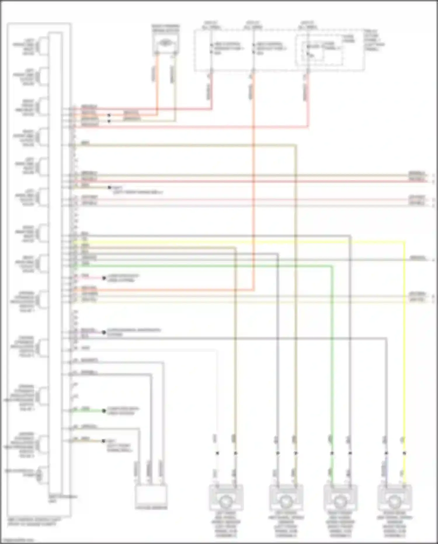 Wiring diagram fuse panel b for Audi Q5 II (2016-2020) (1 of 66)