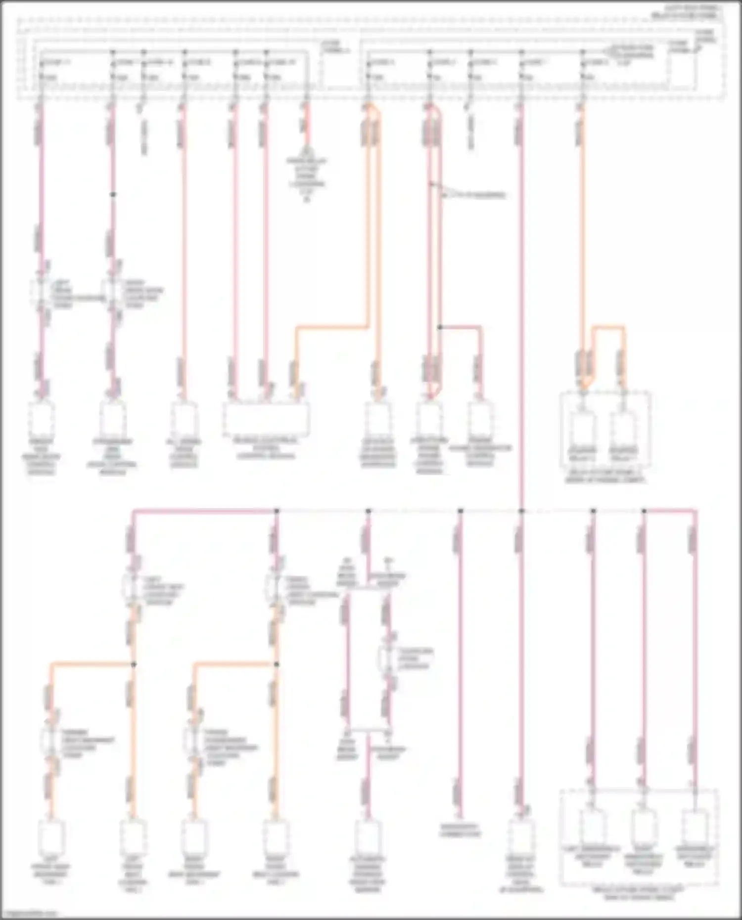 Wiring diagram fuse panel b for Audi Q5 II (2016-2020) (18 of 66)