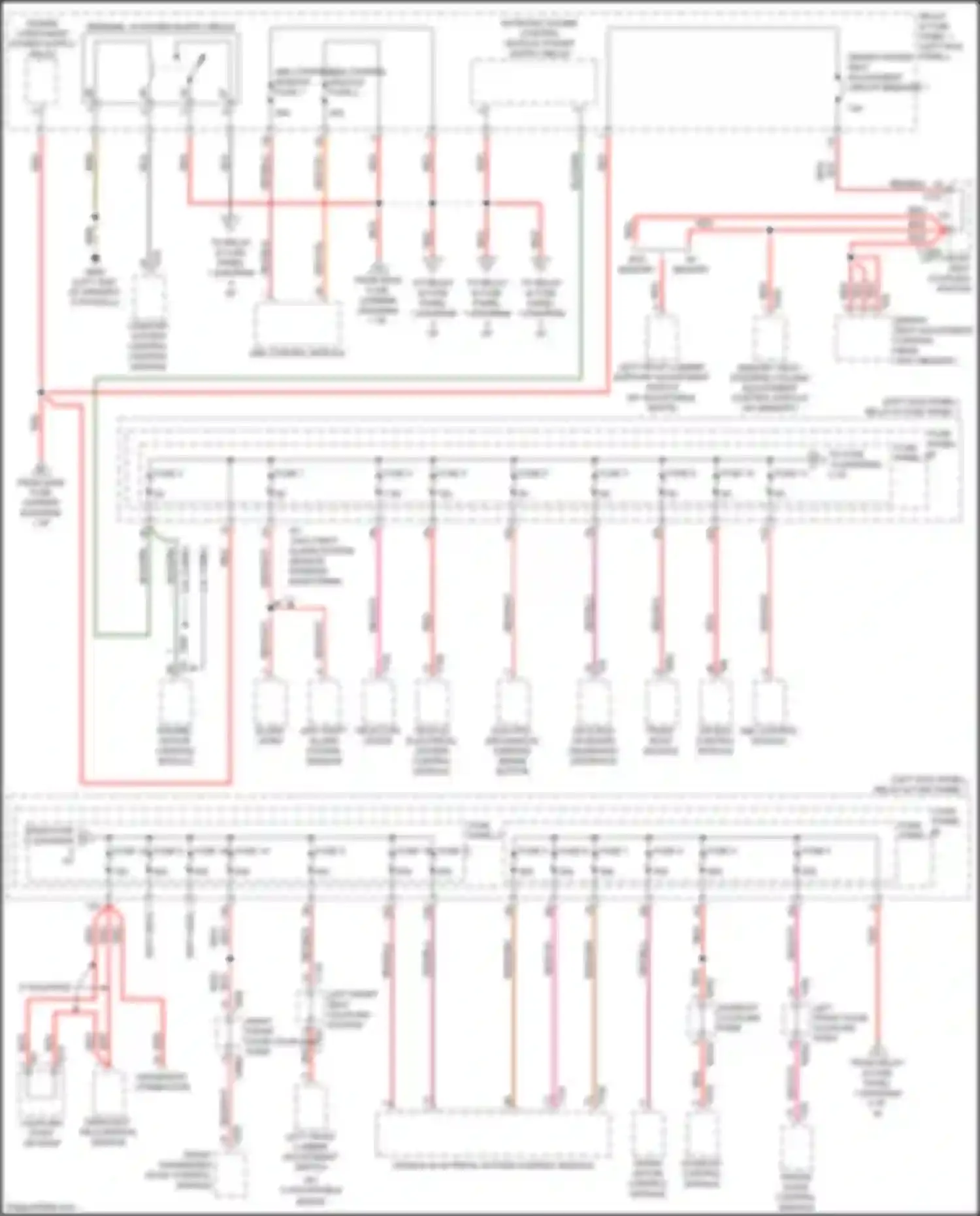 Wiring diagram left front seat coupling station for Audi Q5 II (2016-2020) (5 of 15)