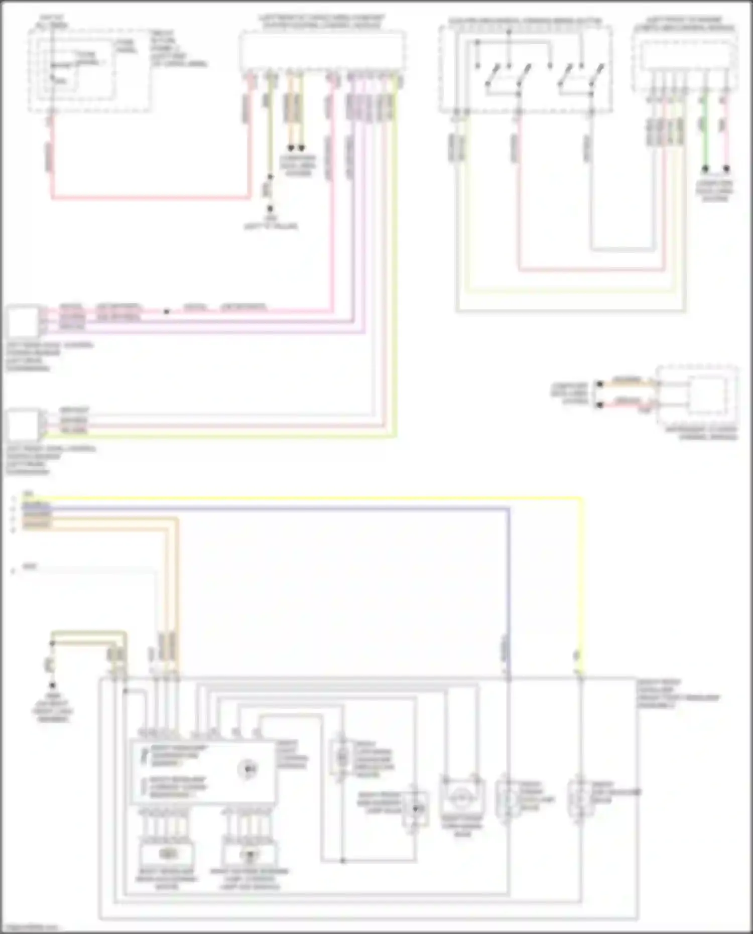Wiring diagram relay & fuse panel 2 for Audi Q5 II (2016-2020) (11 of 34)