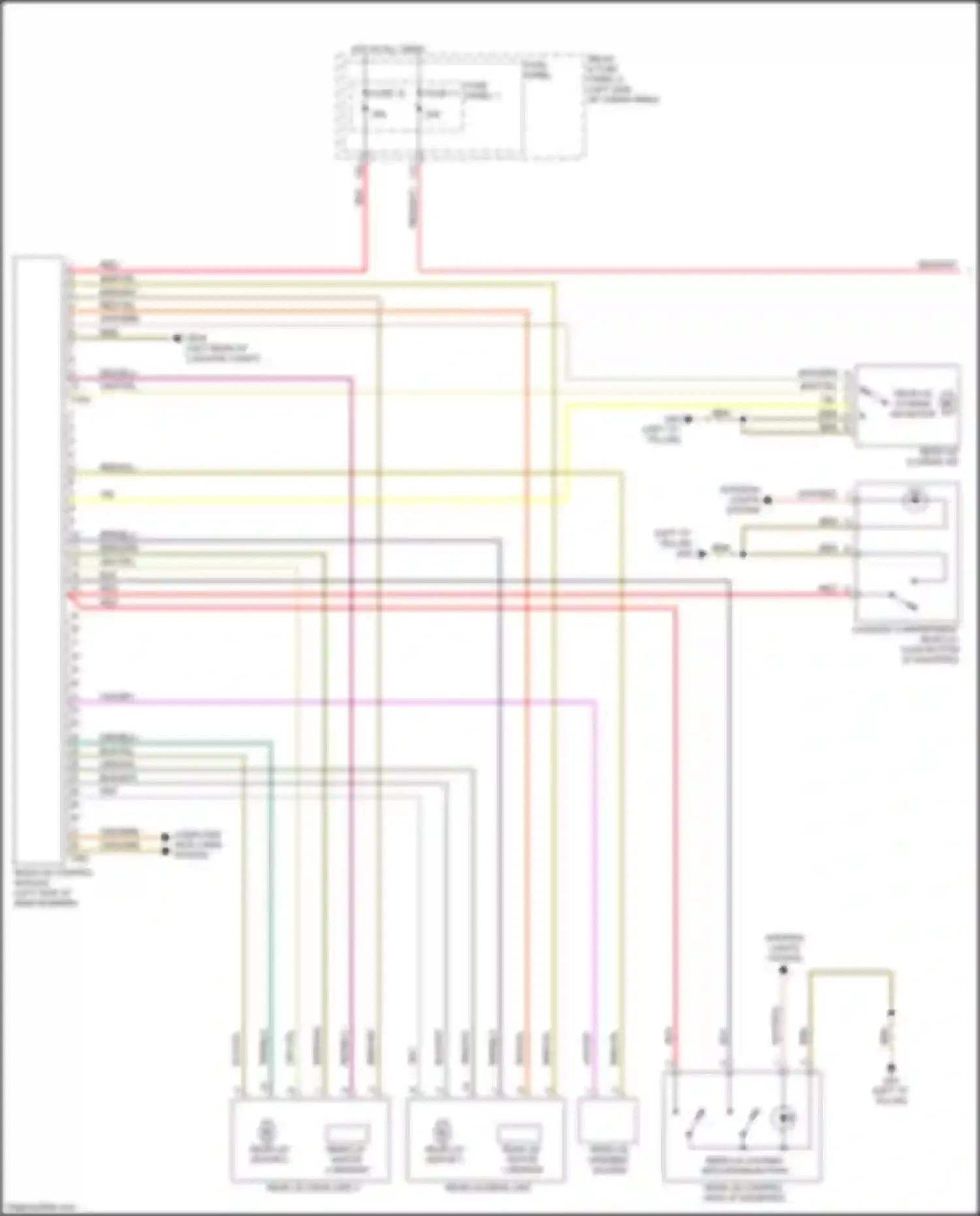 Wiring diagram relay & fuse panel 2 for Audi Q5 II (2016-2020) (9 of 34)