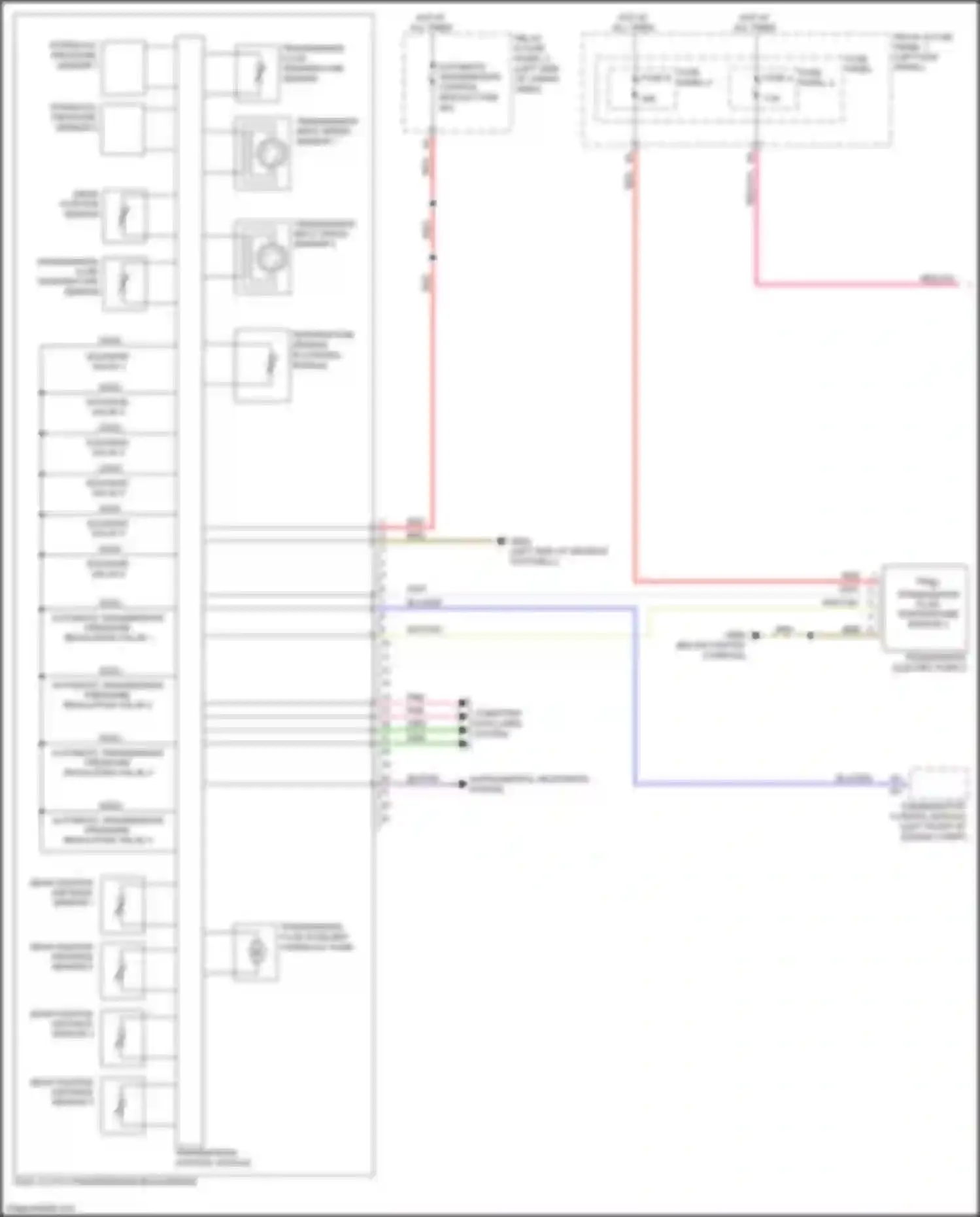 Wiring diagram solenoid valve 1 for Audi Q5 II (2016-2020) (1 of 1)