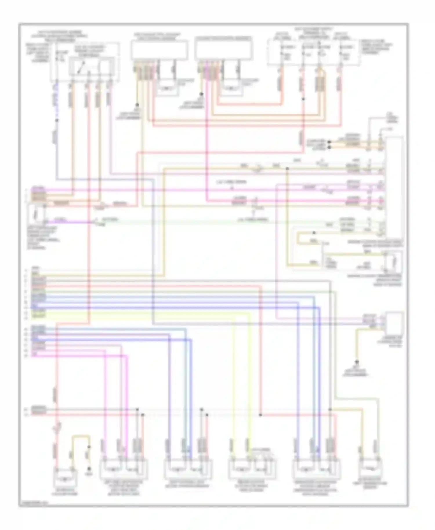 Q7 Audi 4L facelift (2009-2015): Automatic a/c circuit, basic (2 of 2)