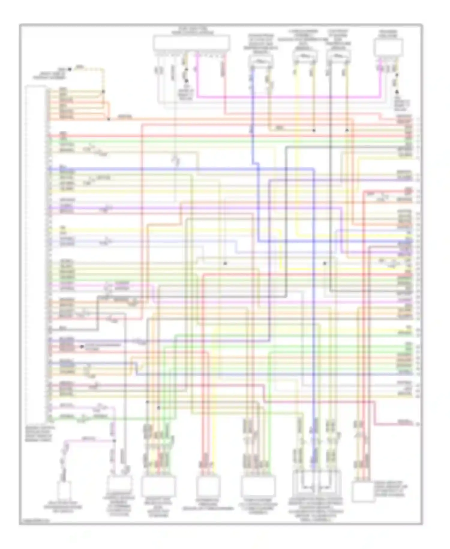 Q7 Audi 4L facelift (2009-2015): Wiring diagram engine performance 3.0l turbo diesel (1 of 9)