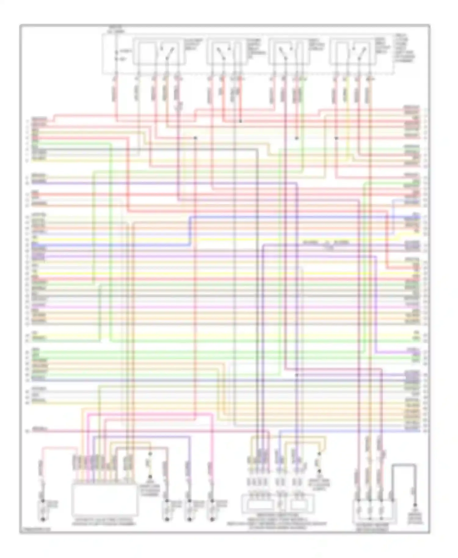 Q7 Audi 4L facelift (2009-2015): Wiring diagram engine performance 3.0l turbo diesel (2 of 9)