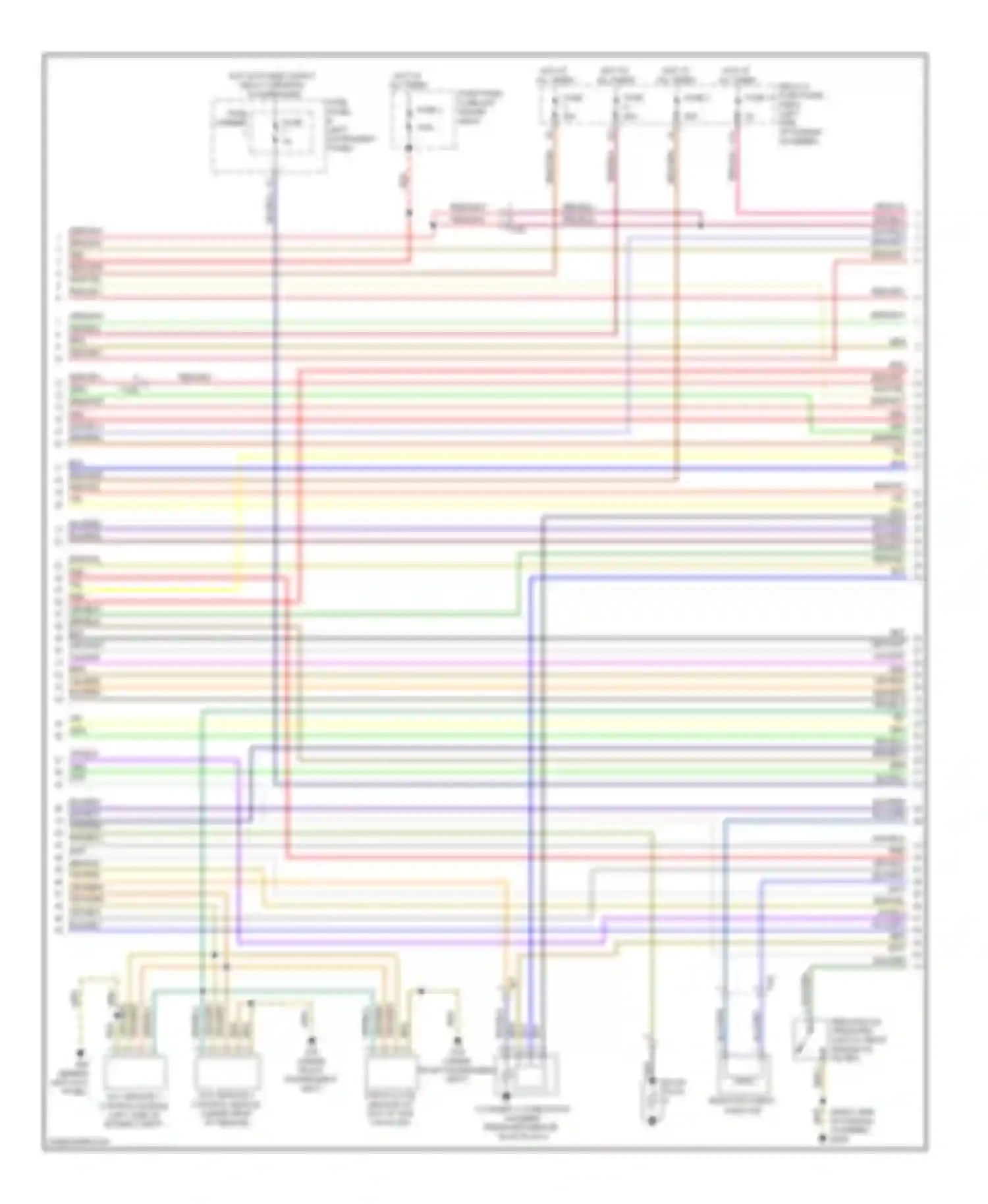 Q7 Audi 4L facelift (2009-2015): Wiring diagram engine performance 3.0l turbo diesel (3 of 9)