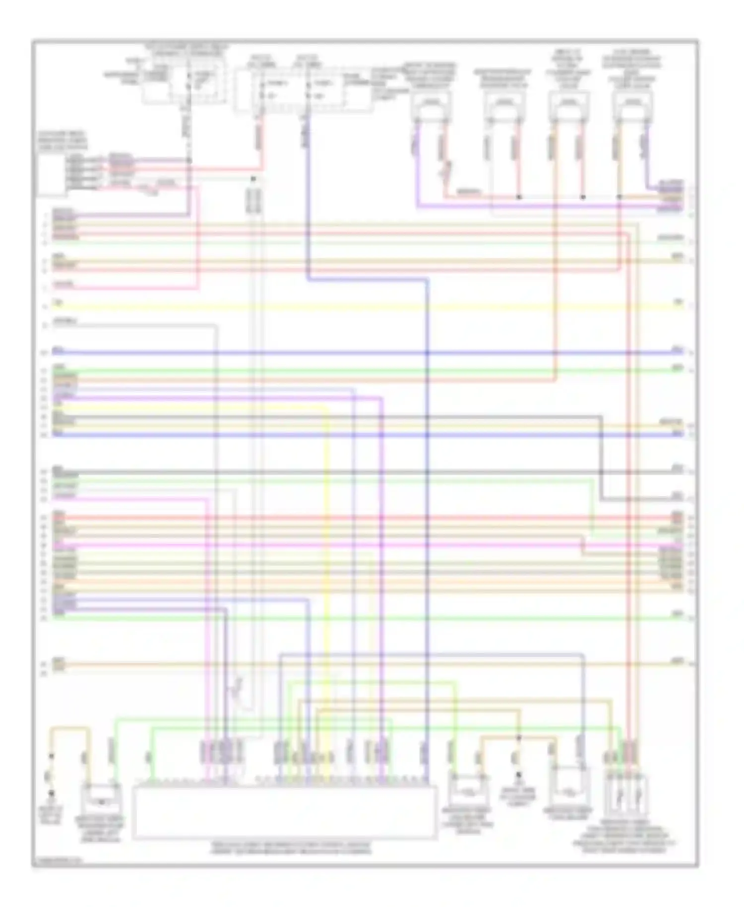 Q7 Audi 4L facelift (2009-2015): Wiring diagram engine performance 3.0l turbo diesel (7 of 9)