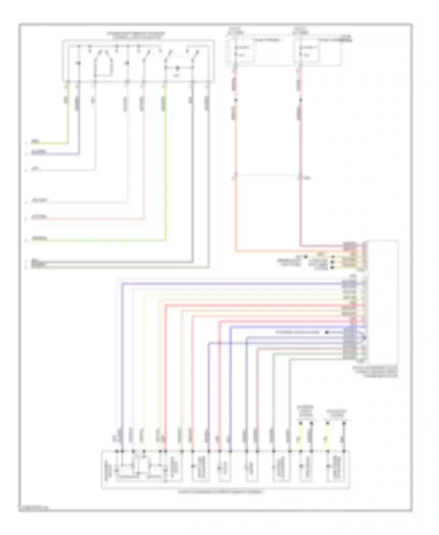 Q7 Audi 4L facelift (2009-2015): Memory mirrors circuit (2 of 2)