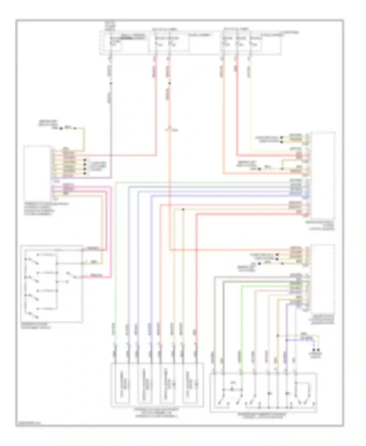 Q7 Audi 4L facelift (2009-2015): Steering column memory circuit