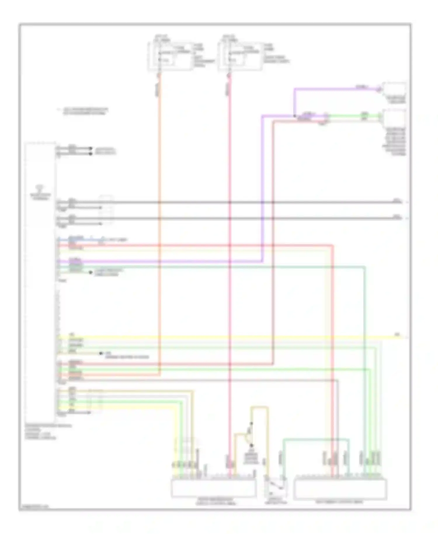 Q7 Audi 4L facelift (2009-2015): Navigation circuit (1 of 2)
