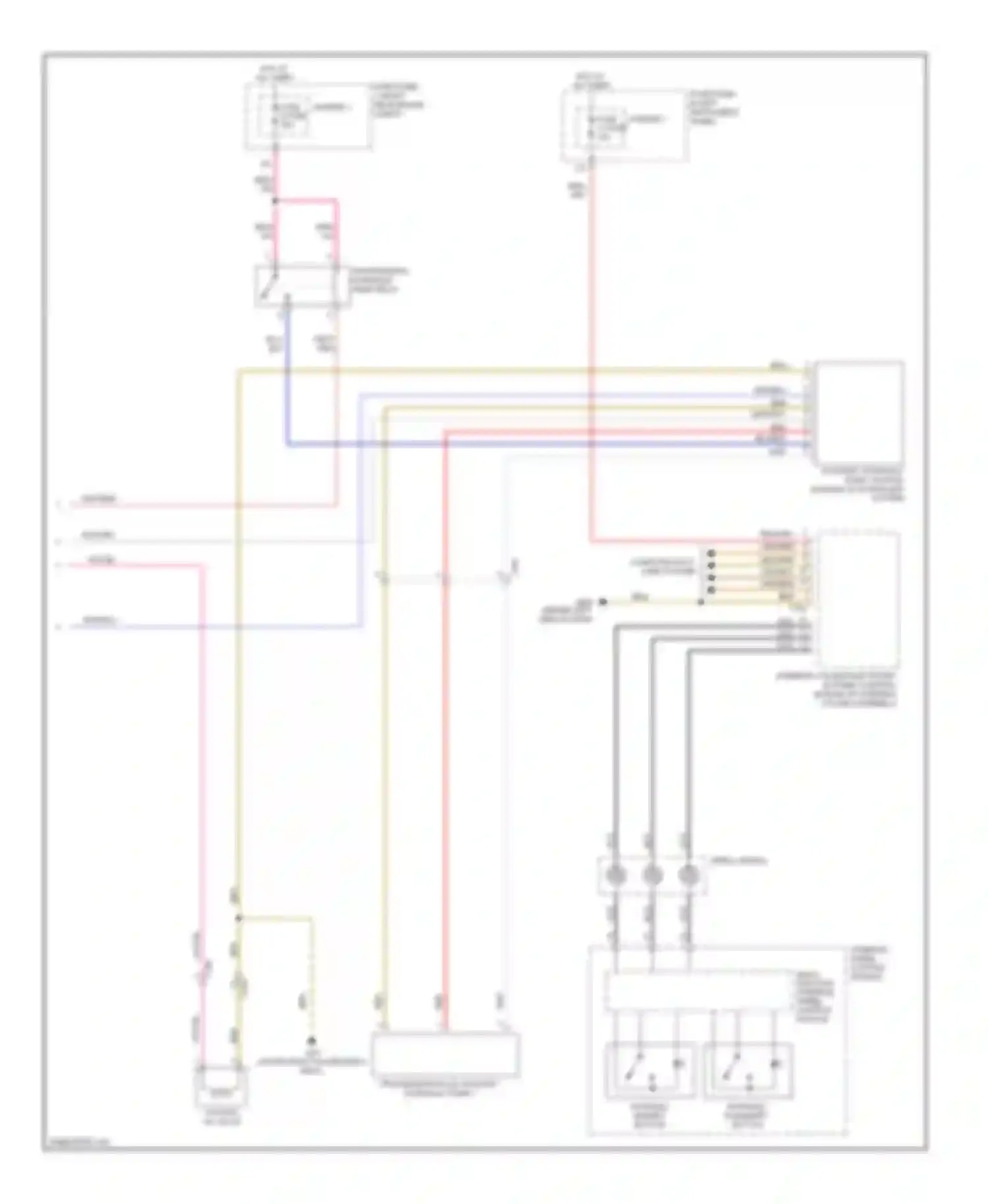 Q7 Audi 4L facelift (2009-2015): Transmission circuit (3 of 3)