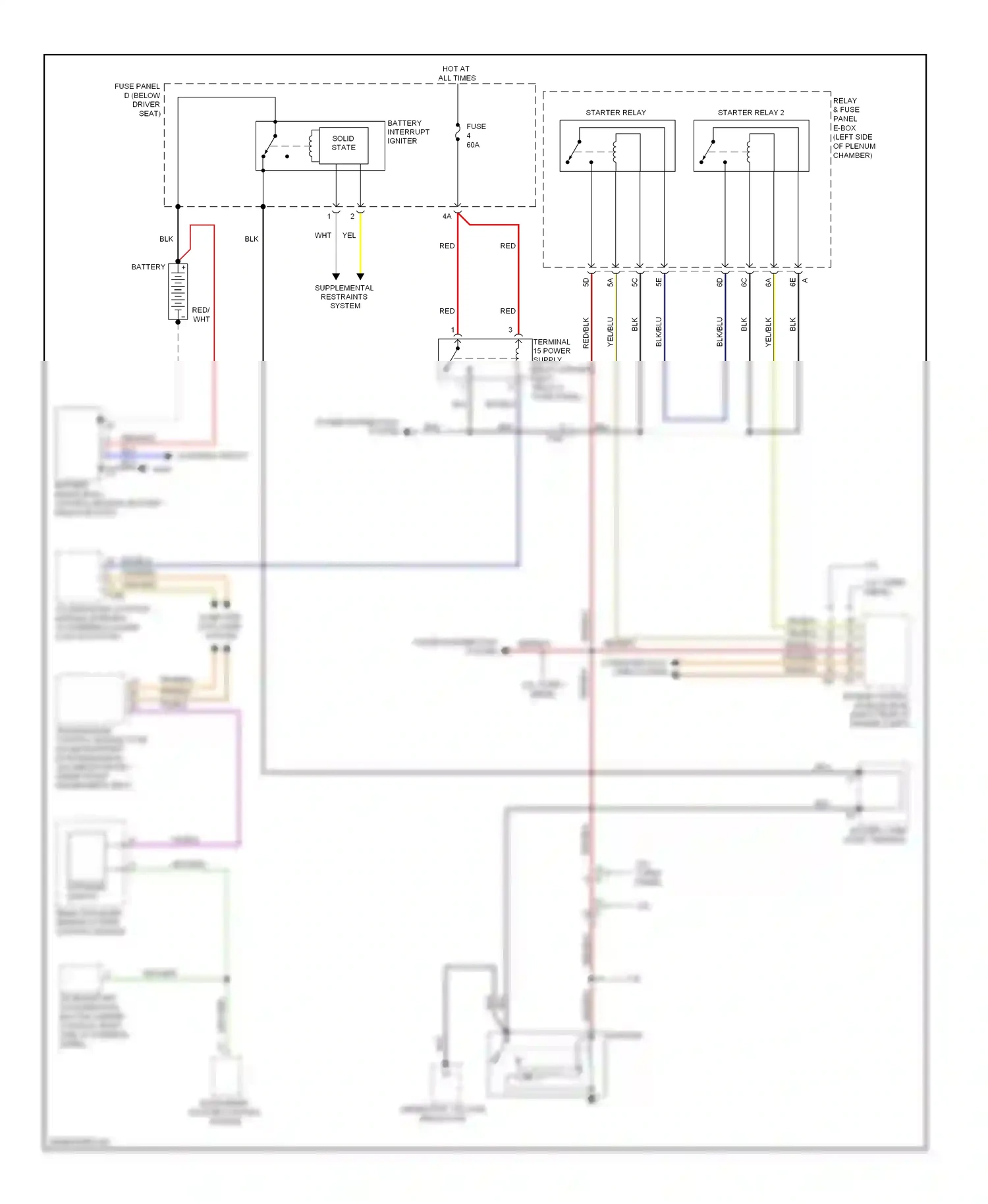 Audi Q7 4L facelift (2009-2015) access/start authorization button (center console, right side of steering wheel) wiring diagram  (1 of 1)