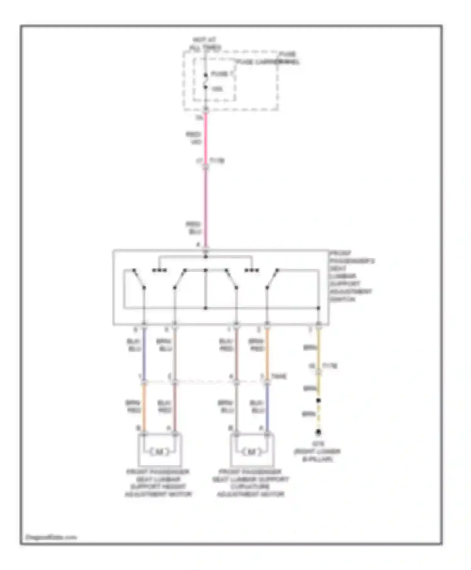 Wiring diagram blk for Audi Q7 4L facelift (2009-2015) (86 of 118)