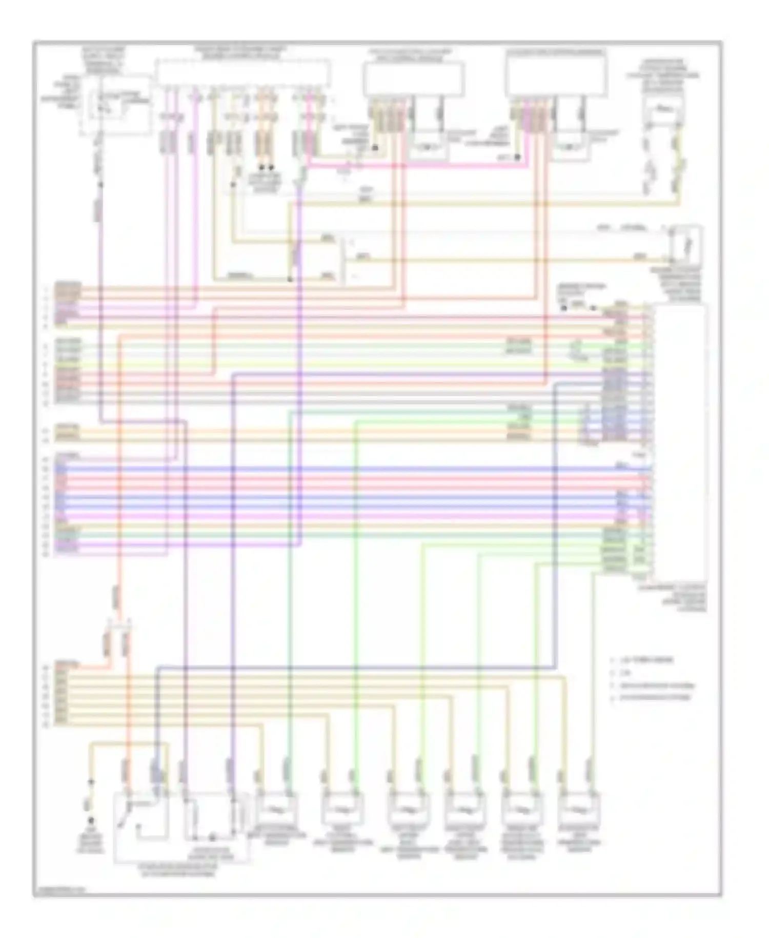 Wiring diagram blk/blu for Audi Q7 4L facelift (2009-2015) (6 of 39)