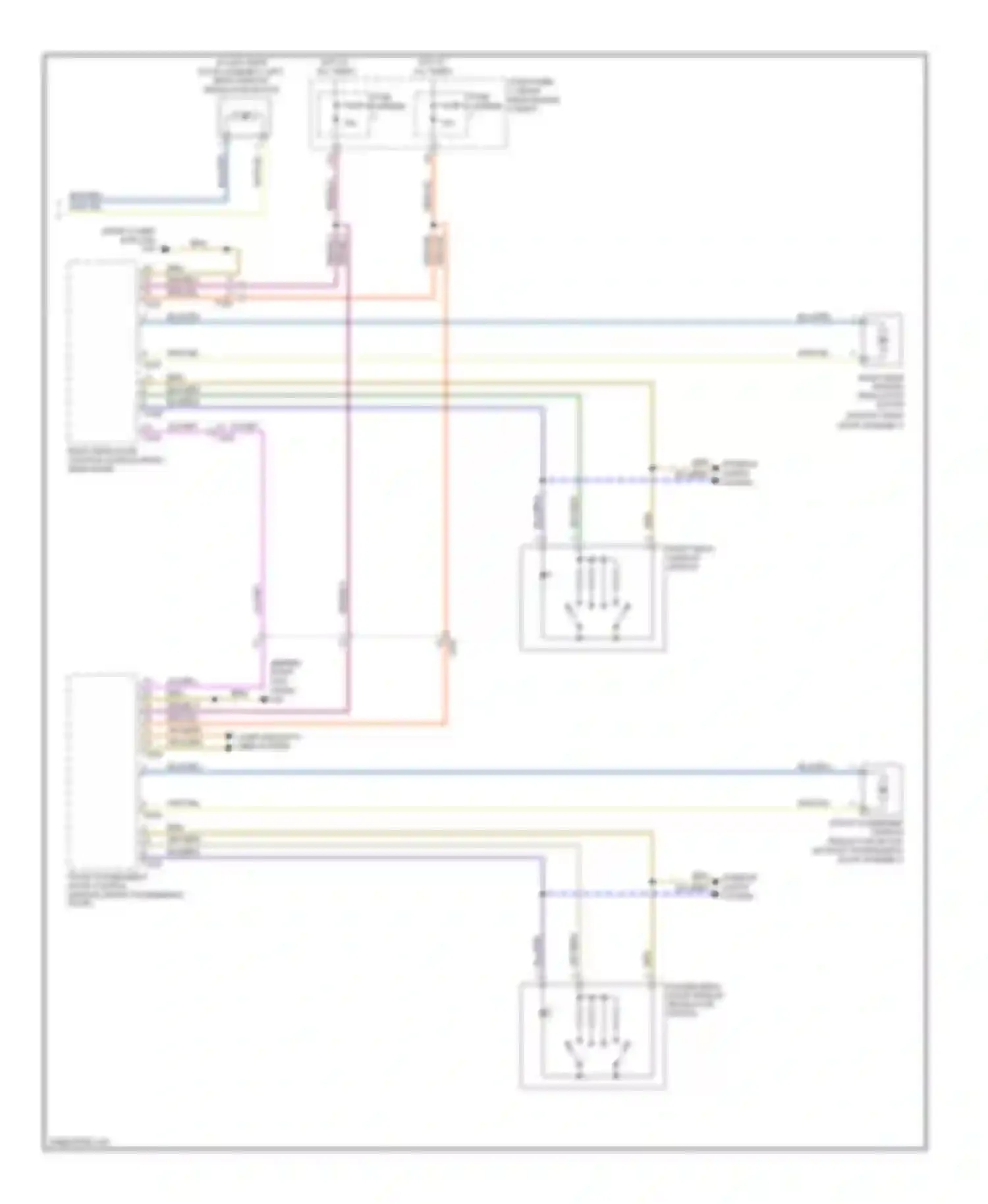 Wiring diagram blu/grn for Audi Q7 4L facelift (2009-2015) (14 of 24)