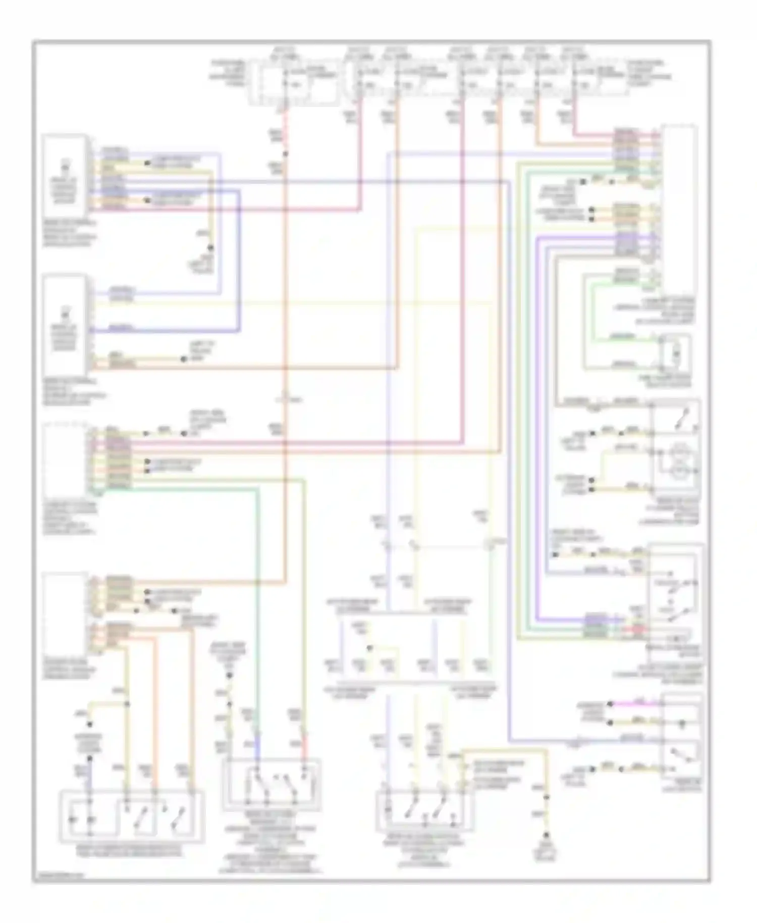Wiring diagram blu/vio for Audi Q7 4L facelift (2009-2015) (7 of 7)