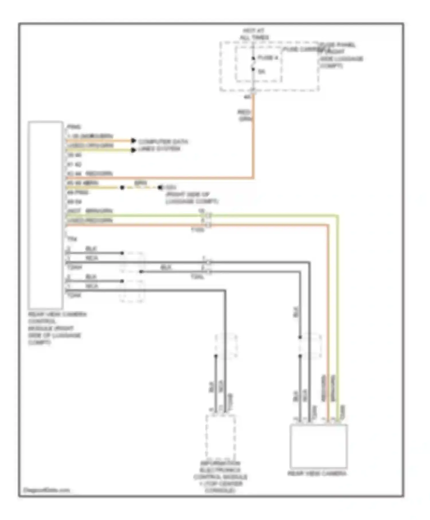 Wiring diagram brn for Audi Q7 4L facelift (2009-2015) (90 of 138)