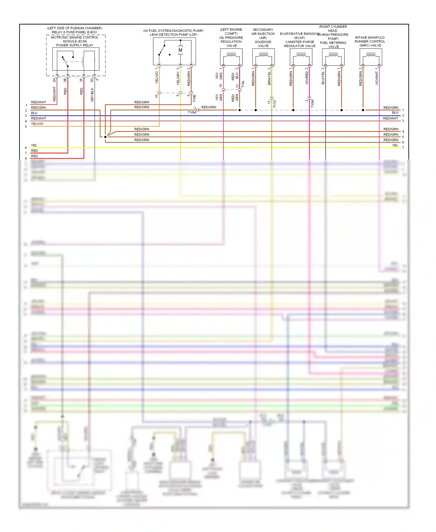 Audi Q7 4L facelift (2009-2015) brn/blu wiring diagram  (8 of 30)