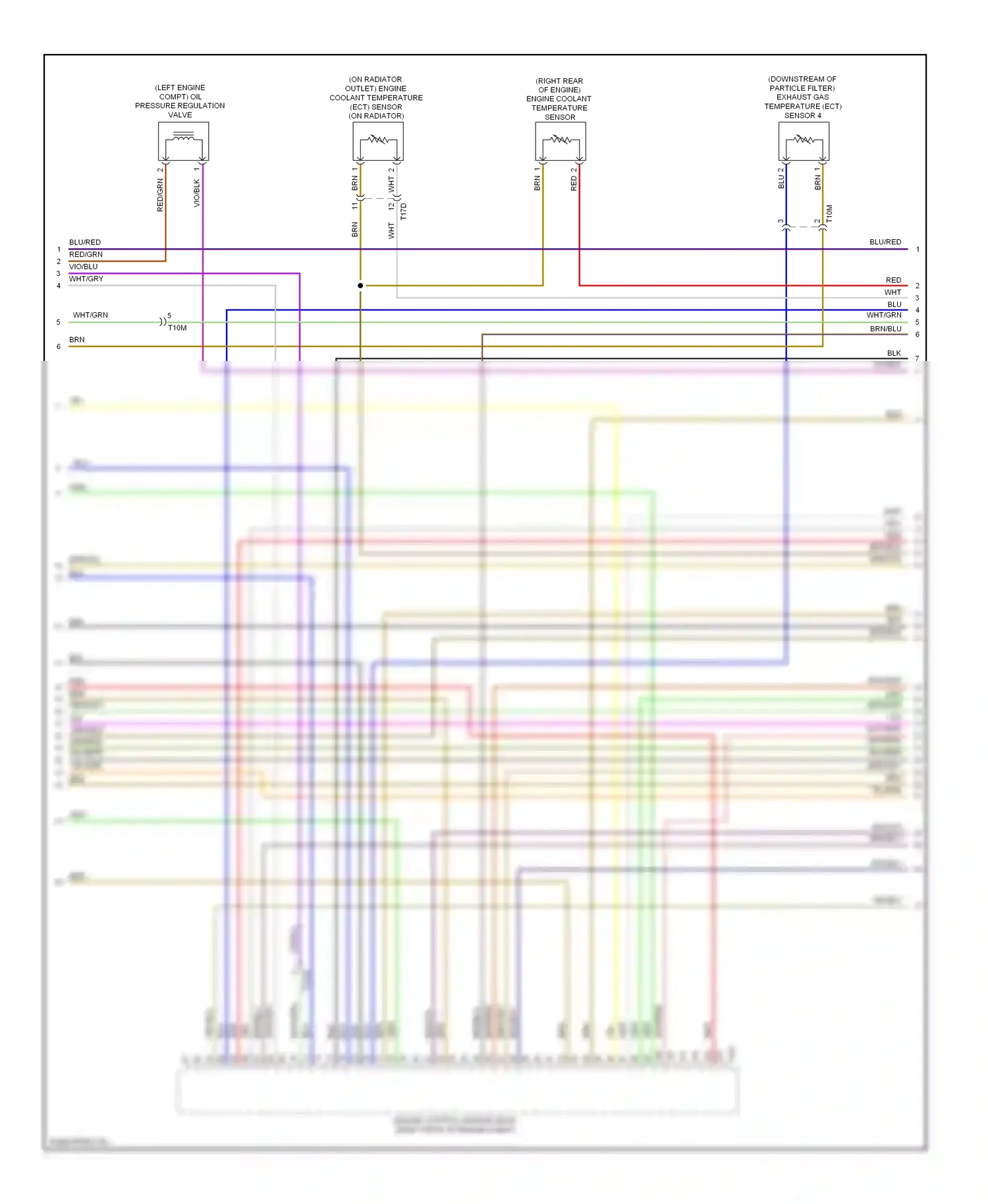 Audi Q7 4L facelift (2009-2015) brn/blu wiring diagram  (19 of 30)