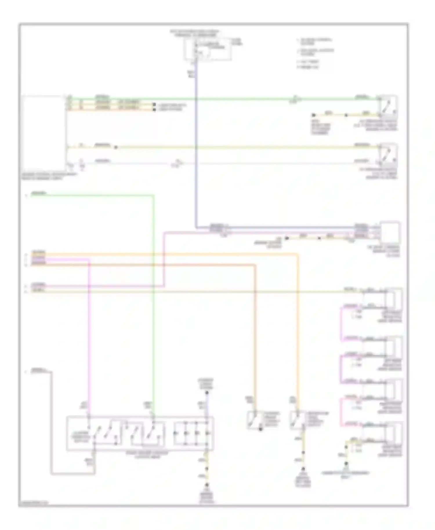 Wiring diagram computer data lines system for Audi Q7 4L facelift (2009-2015) (39 of 81)