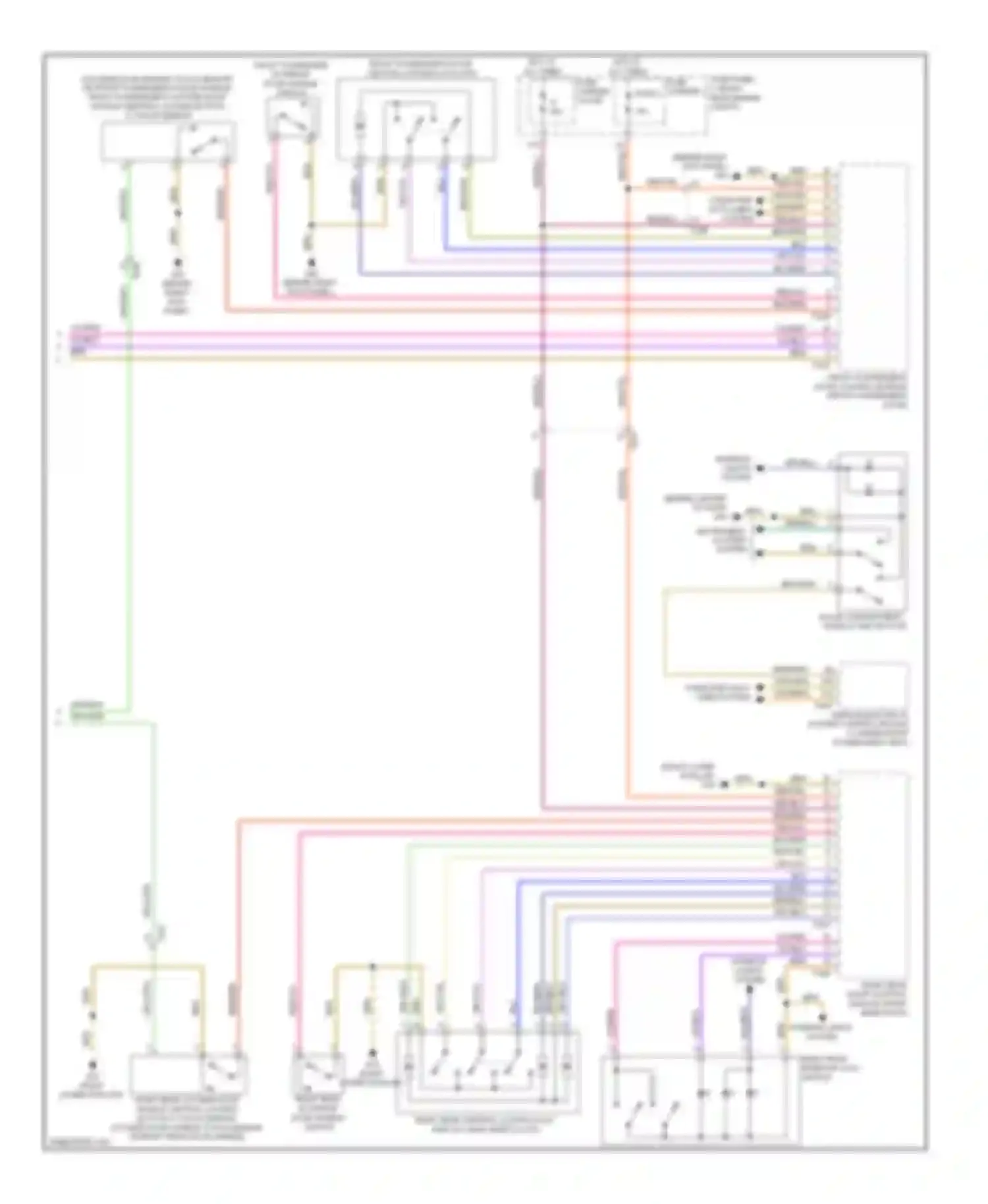Wiring diagram computer data lines system for Audi Q7 4L facelift (2009-2015) (56 of 81)